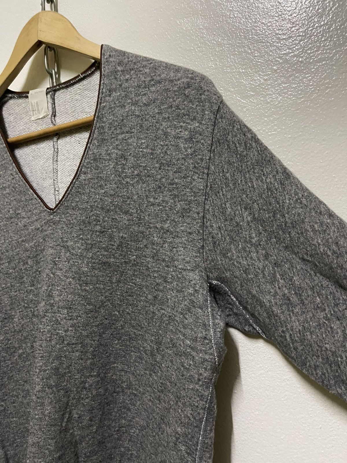 Japanese Brand N.Hoolywood Long Sleeve V Neck Size US M / EU 48-50 / 2 - 4 Thumbnail