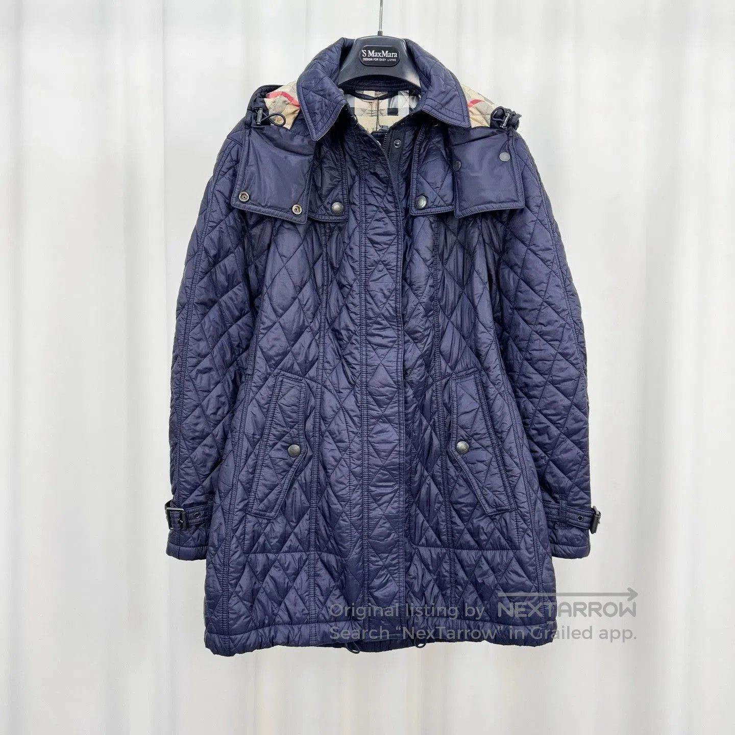 Burberry Burberry Check Quilted Cotton Coat. Size S / US 4 / IT 40 - 1 Thumbnail