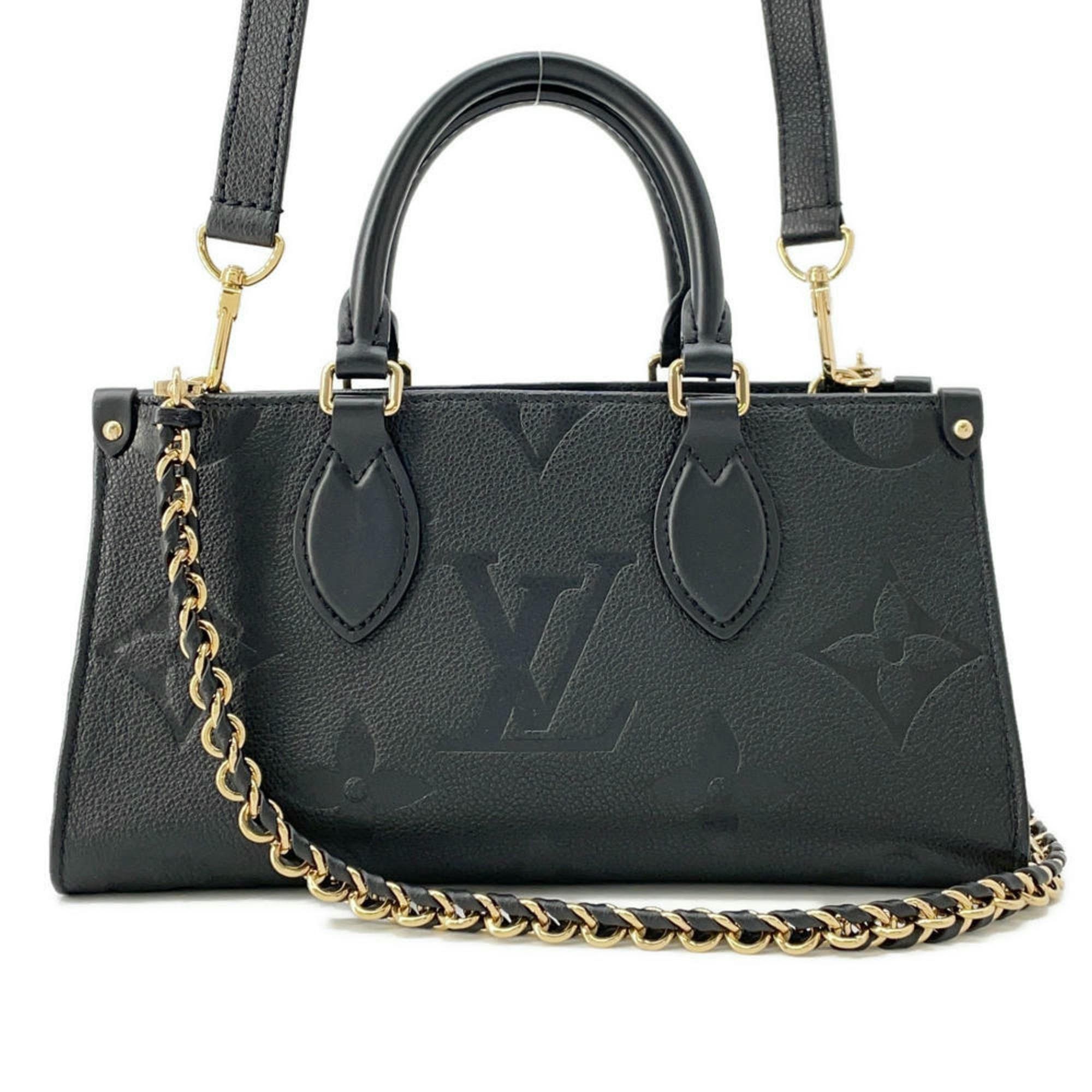 Louis Vuitton Handbag Monogram Empreinte On The Go Ew M23640 Louis Vuitton 3Way Shoulder Bag Black, Women's