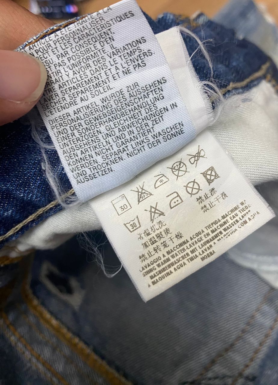 Replay 💥BEST OFFER💥VINTAGE REPLAY WORK DISTRESSED DENIM Size US 31 - 10 Thumbnail