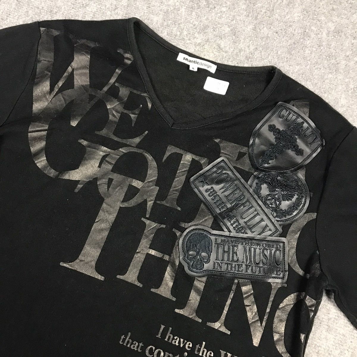 14th Addiction × Japanese Brand × Le Grande Bleu (L.G.B.) SEMANTICDESIGN JAPAN RARE IF SIX WAS NINE STYLE TSHIRT Size US L / EU 52-54 / 3 - 4 Thumbnail