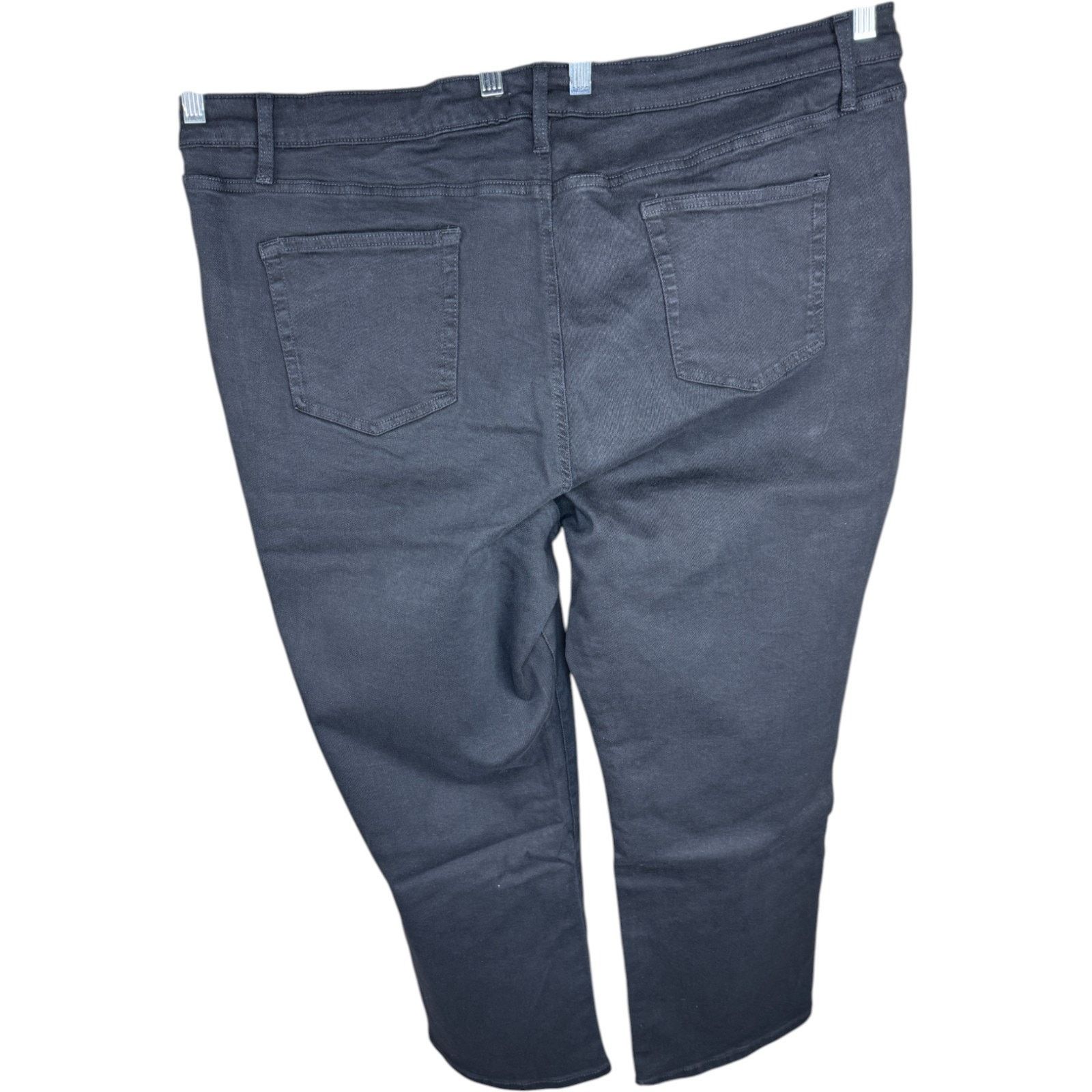 Other ALL WORTHY Black Stretch Jeans P 24W 26W 28W Cotton Blend Size 39" - 3 Thumbnail
