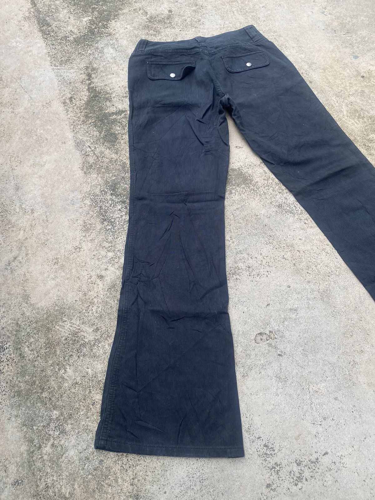 If Six Was Nine × Japanese Brand × United Colors Of Benetton Flare Jeans United Colour Of Benetton Corduroy Size US 28 / EU 44 - 12 Thumbnail