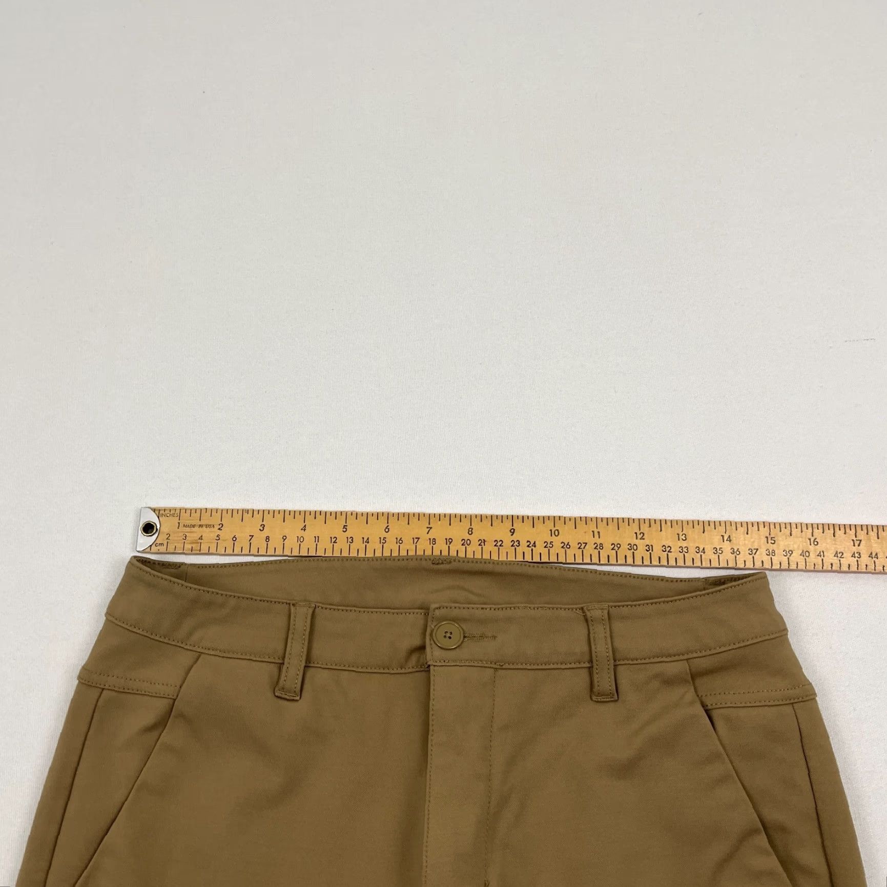 Vintage BYLT Everyday Pants 2.0 Mens 30 x 30 Slim Fit Brown Chino Tapered Stretch Breathable 5-Pocket Zip Fly Button Casual Travel Size US 30 / EU 46 - 5 Thumbnail
