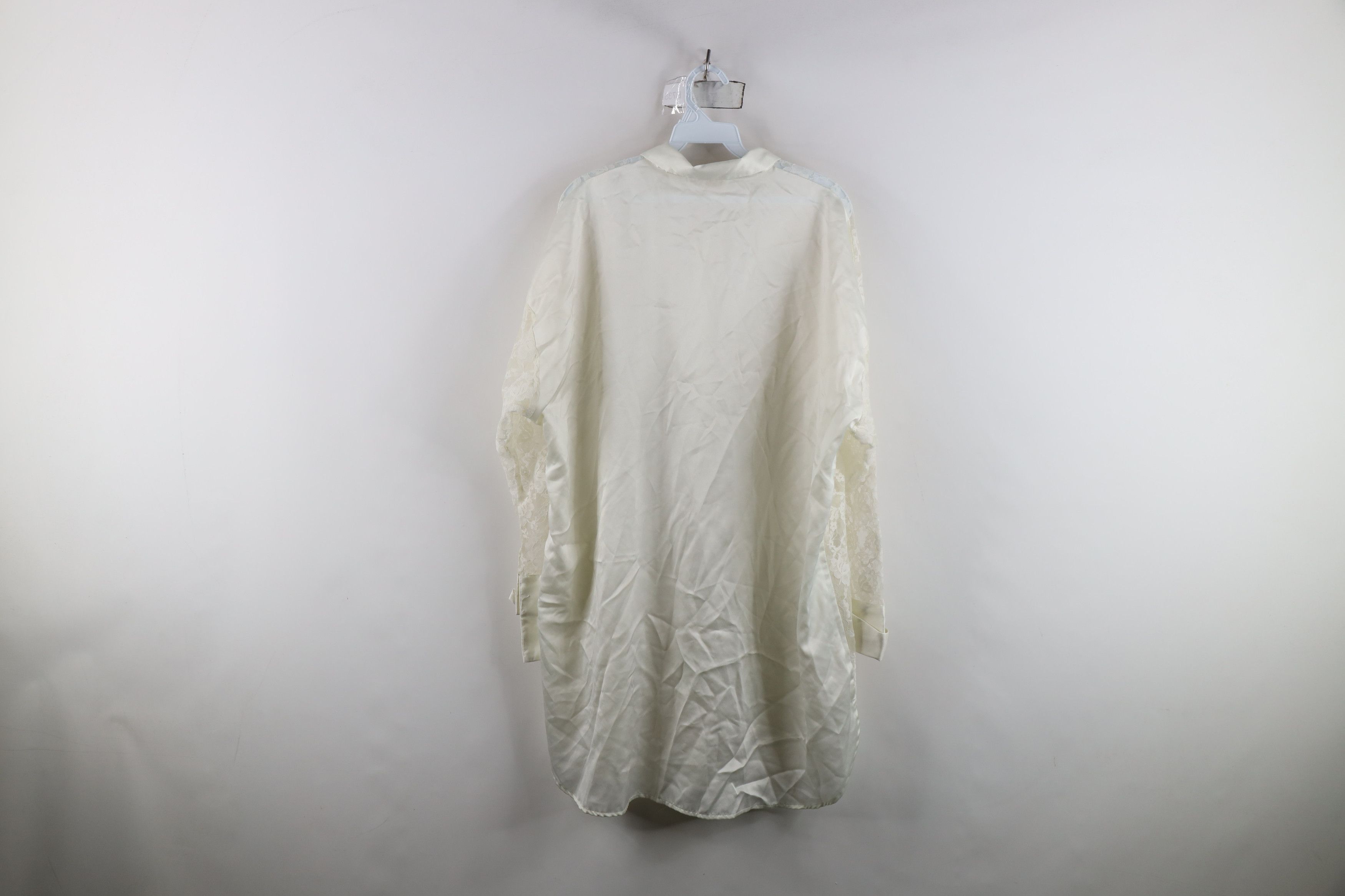 Victoria's Secret Vintage 90s Victoria's Secret Lace Button Night Sleep Shirt Size M / US 6-8 / IT 42-44 - 11 Thumbnail