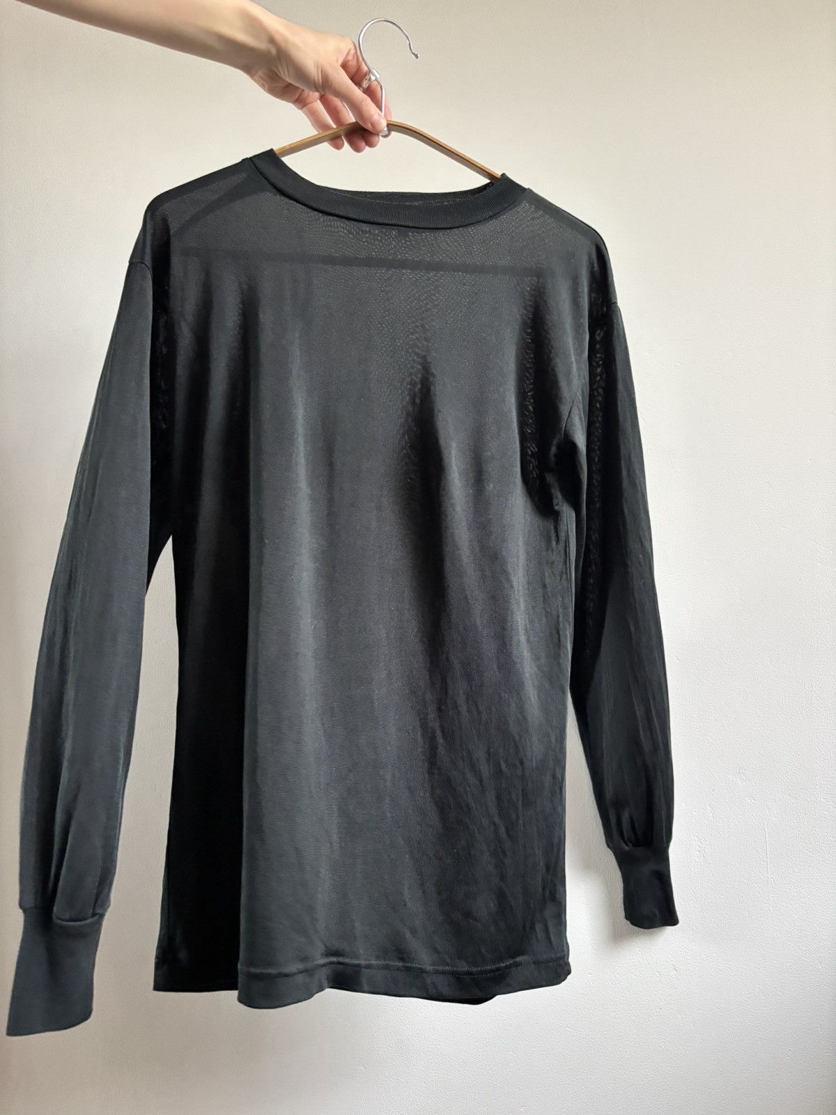 Norma Kamali Vintage Norma Kamali Transparent Silk Top Size M / US 6-8 / IT 42-44 - 4 Thumbnail