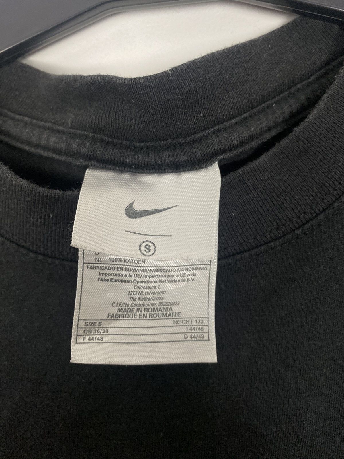 Nike × Vintage Nike Vintage y2k center swoosh Tee S Japanese brand Size US S / EU 44-46 / 1 - 4 Thumbnail