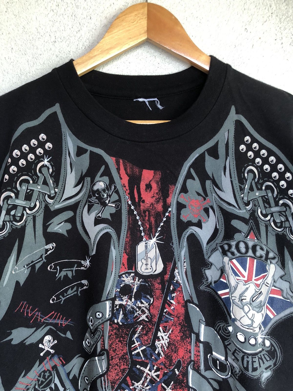 Band Tees × If Six Was Nine × Vintage Crazy Vintage Y2K Affliction Rock Legend Tshirts Size US L / EU 52-54 / 3 - 2 Thumbnail