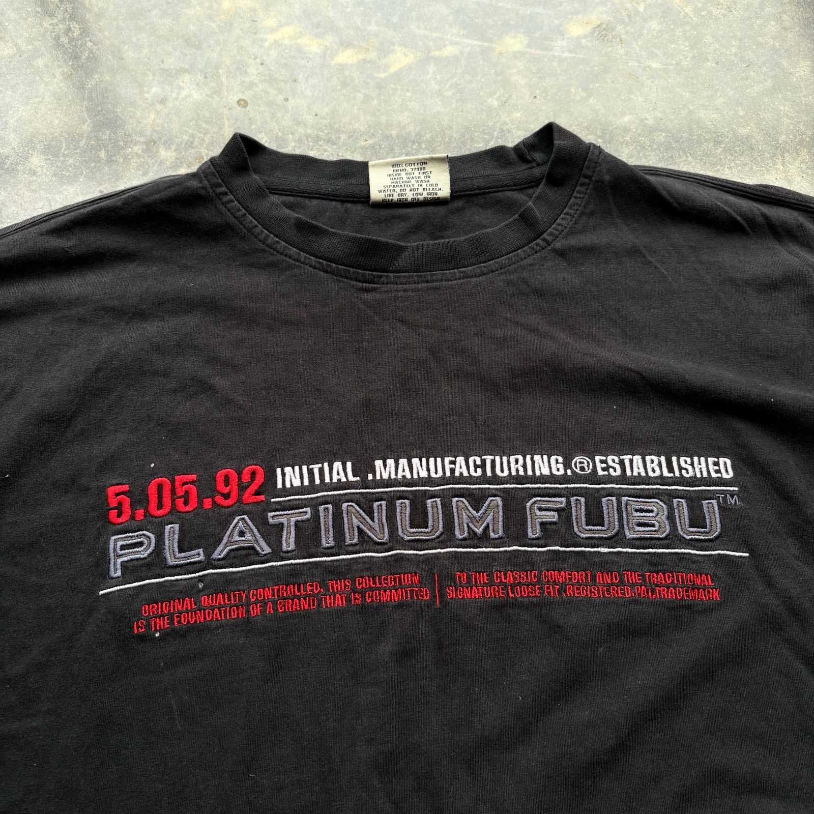 Fubu × Southpole × Vintage Crazy Vintage Boxy Y2K Platinum Fubu Long Sleeve Size US XXL / EU 58 / 5 - 2 Thumbnail