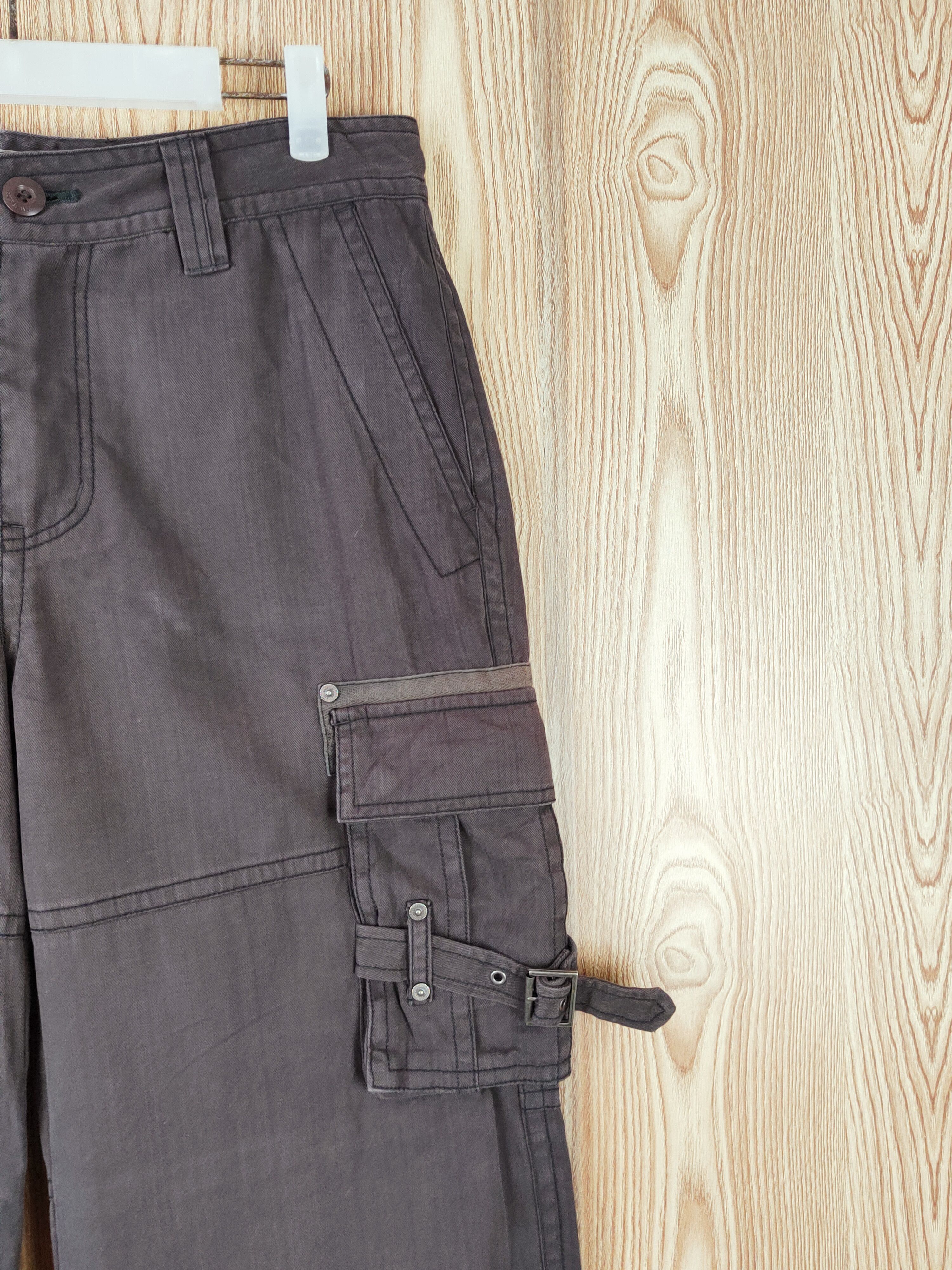 Japanese Brand Ally of the Joff Dark Brown Multipocket Cargo Pants #W925 Size US 32 / EU 48 - 5 Thumbnail