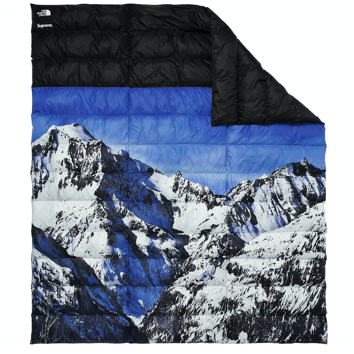 Supreme Supreme The North Face Mountain Print Nuptse Blanket | Grailed