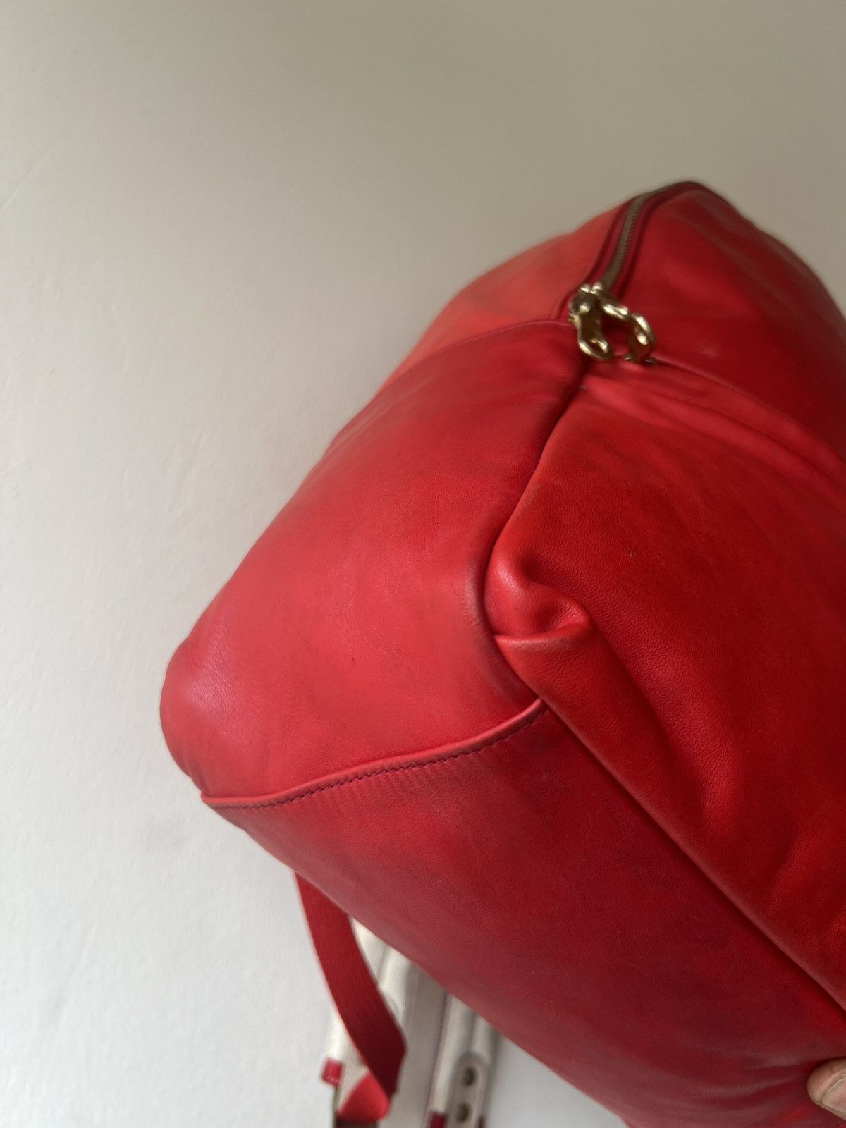 Shellac Agility Japan Patina Red Leather Backpack Bag Size ONE SIZE - 20 Thumbnail