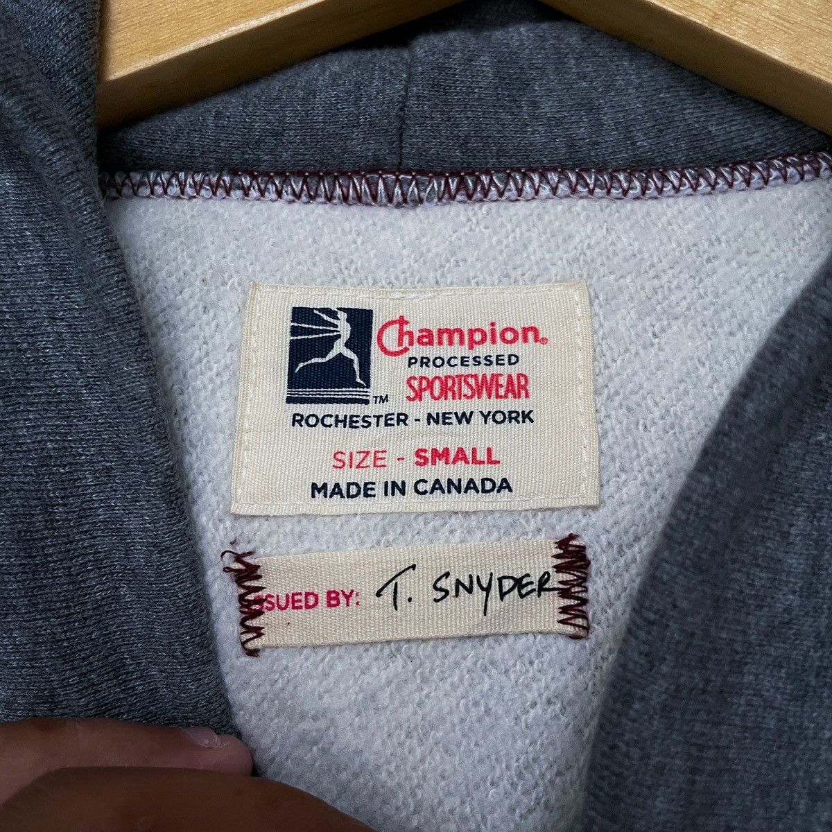 Champion × Todd Snyder Champion x Todd Snyder Two Tone Hoodie Size US S / EU 44-46 / 1 - 3 Thumbnail