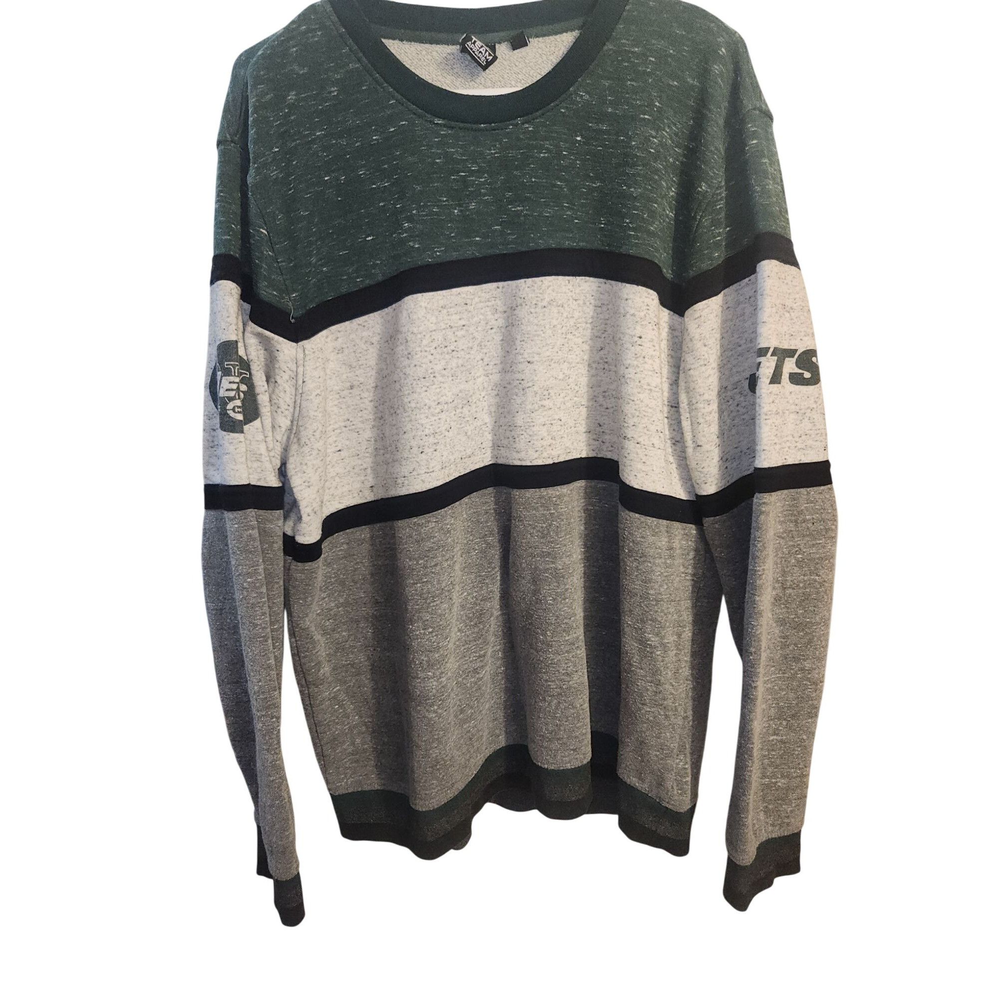 Other NY Jets NFL Team Apparel Sweatshirt Gray & Green Long Sleeve Size US XXL / EU 58 / 5 - 1 Thumbnail