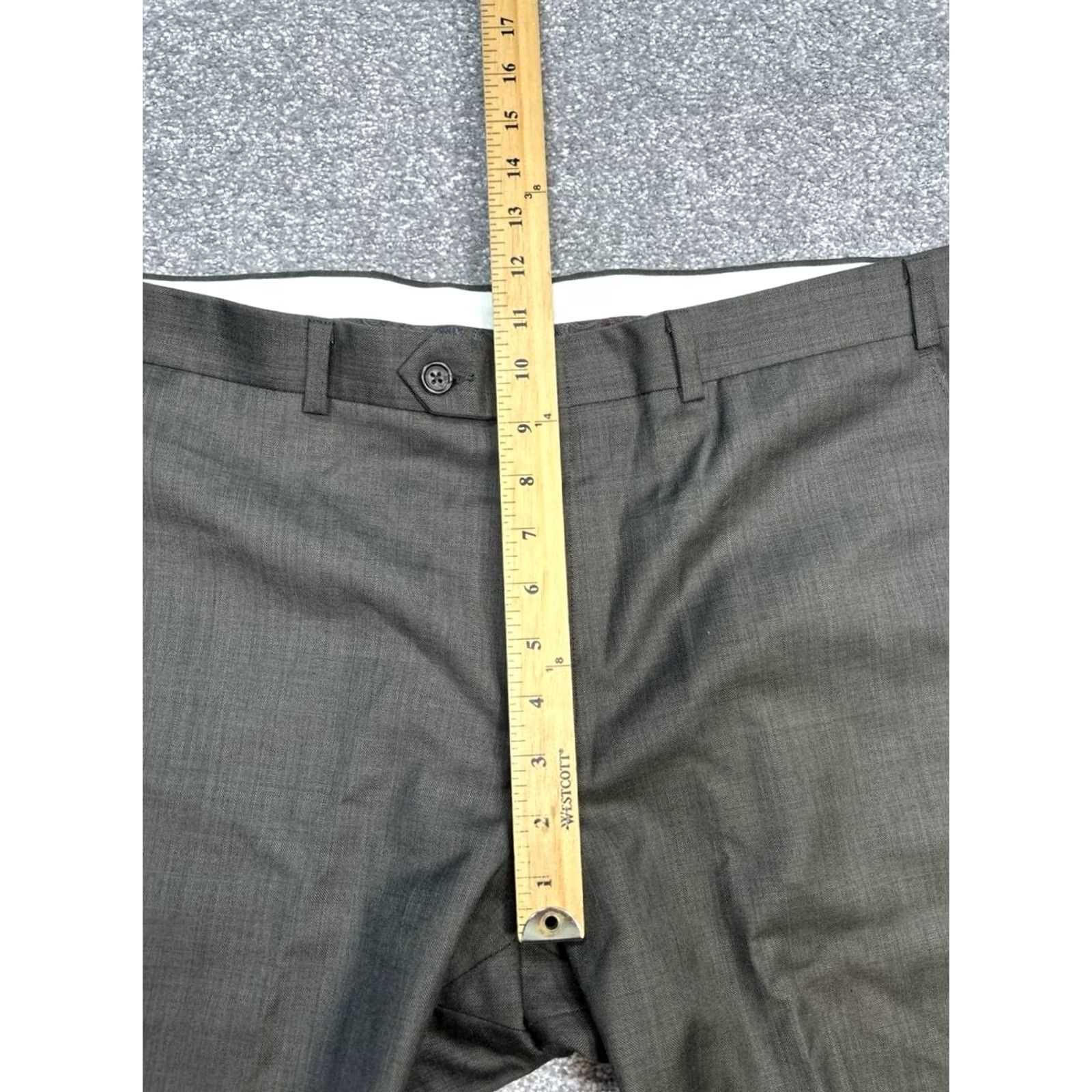 Ralph Lauren Lauren Ralph Lauren Dress Pants Men 38 Gray Wool Mid Rise Straight Pants Regular Gray Size US 38 / EU 54 - 3 Thumbnail