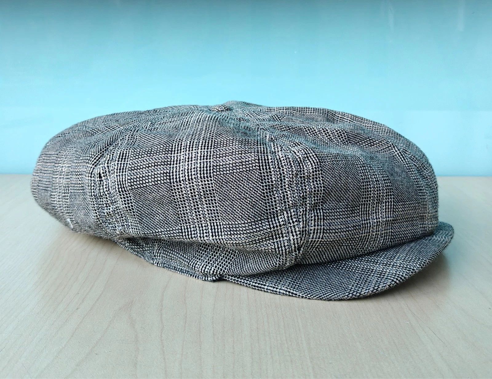 帽子 RRL GLEN PLAID NEWSBOY CAP RRL Ralph Lauren DOUBLE RL Wool-Cotton Glen Plaid Newsboy Cap T