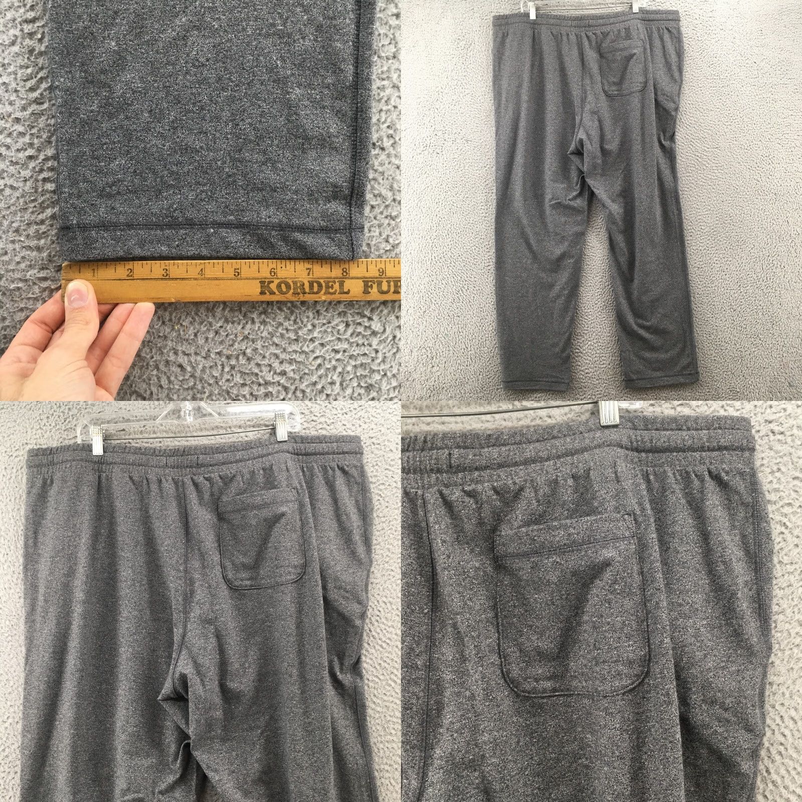 Banana Republic Banana Republic Sweatpants Mens XXL Gray Cotton Blend High Rise Pants Regular Front Pockets Size US 39 - 8 Thumbnail