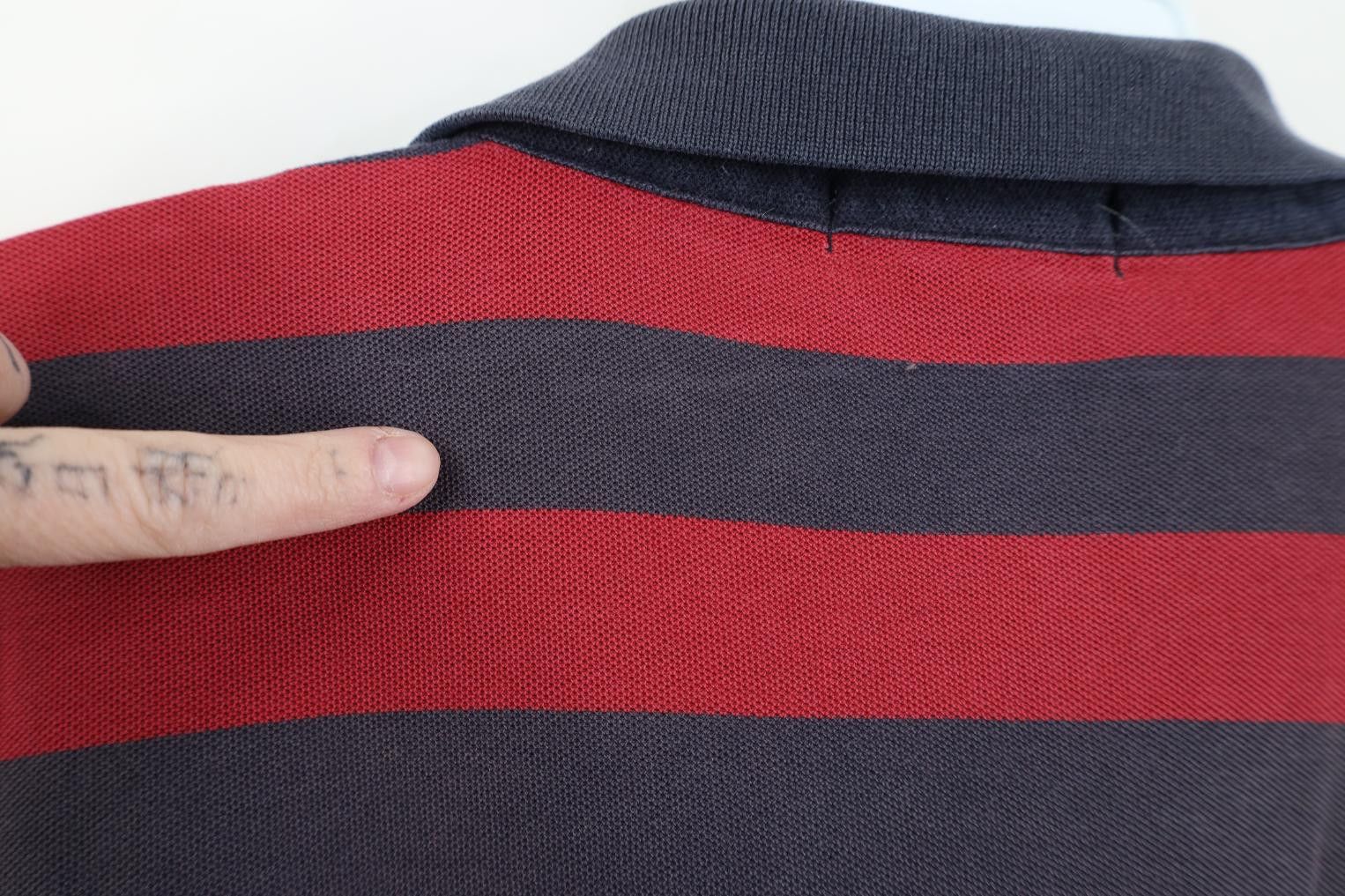 Nautica Vintage 90s Nautica Spell Striped Rugby Polo Shirt Cotton Size US L / EU 52-54 / 3 - 10 Thumbnail