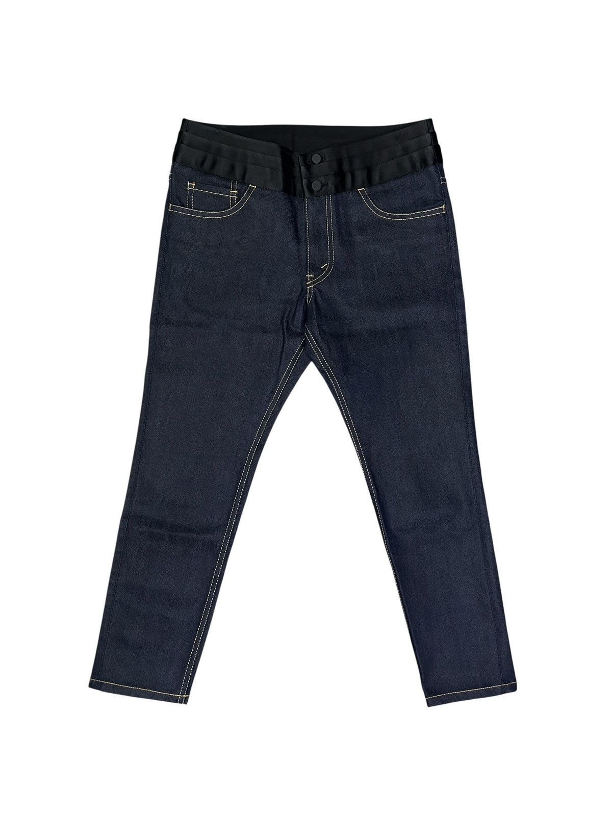 Junya Watanabe S/S 07 Cummerbund Denim Size 28" / US 6 / IT 42 - 1 Thumbnail