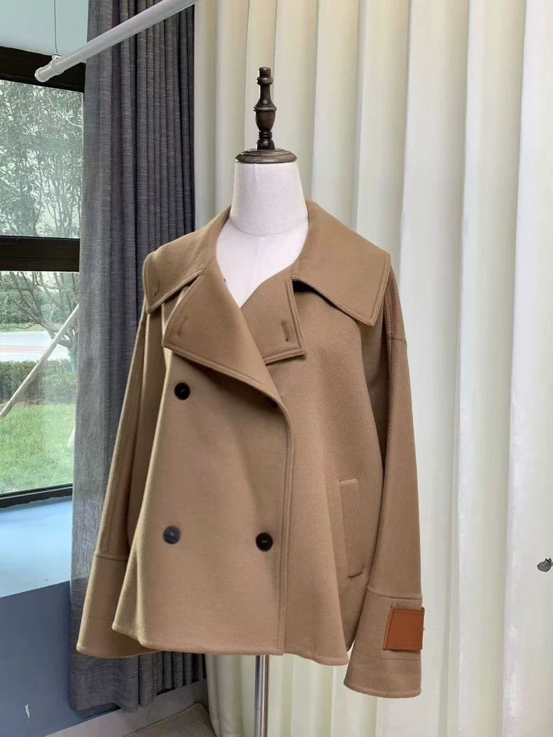 Loewe Loewe Loose camel colored cashmere coat Size 4XL / US 24-26 - 3 Thumbnail