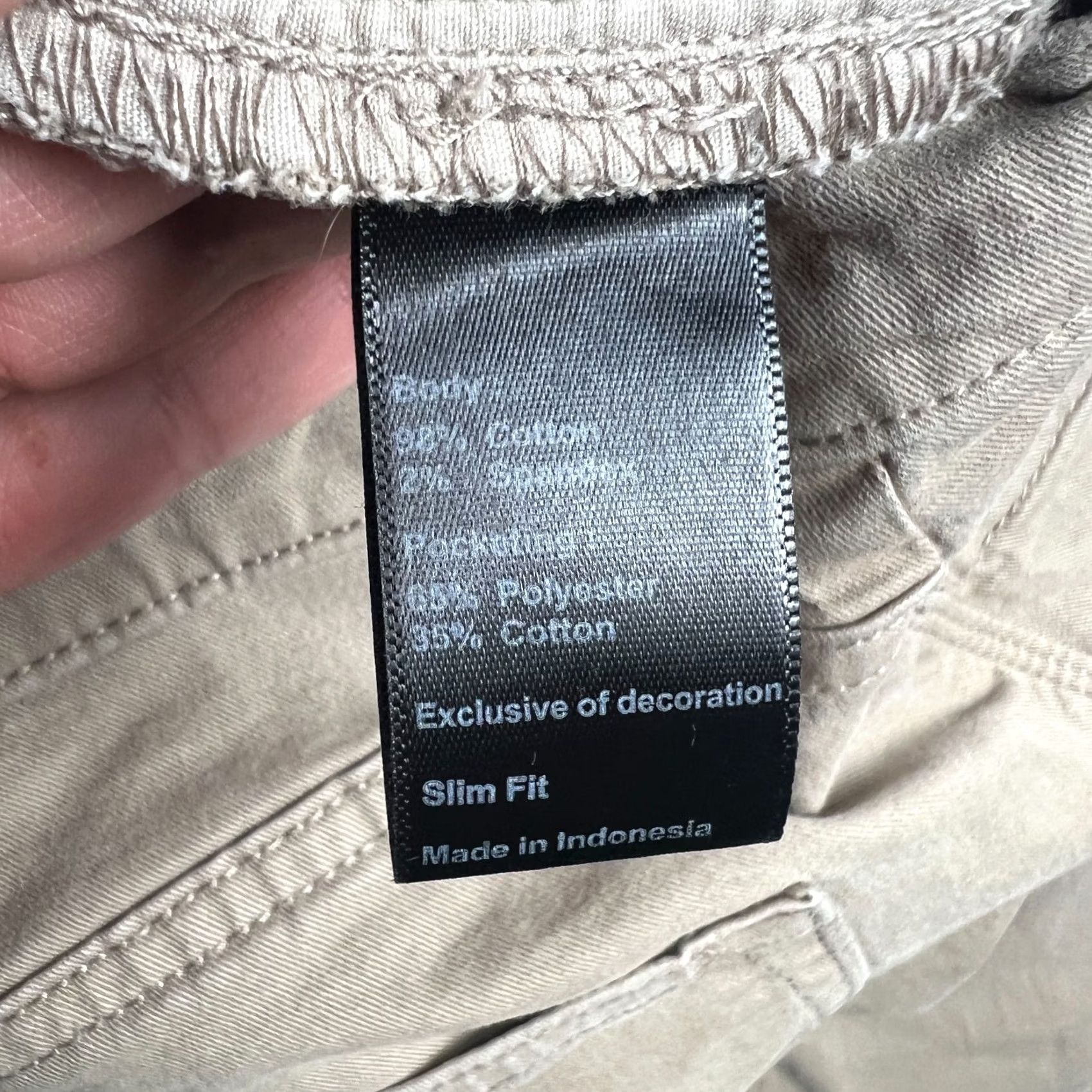 Flint And Tinder Flint & Tinder 365 Pants Slim Fit Chino Mens 32x30 Beige Stretch Size US 32 / EU 48 - 5 Thumbnail