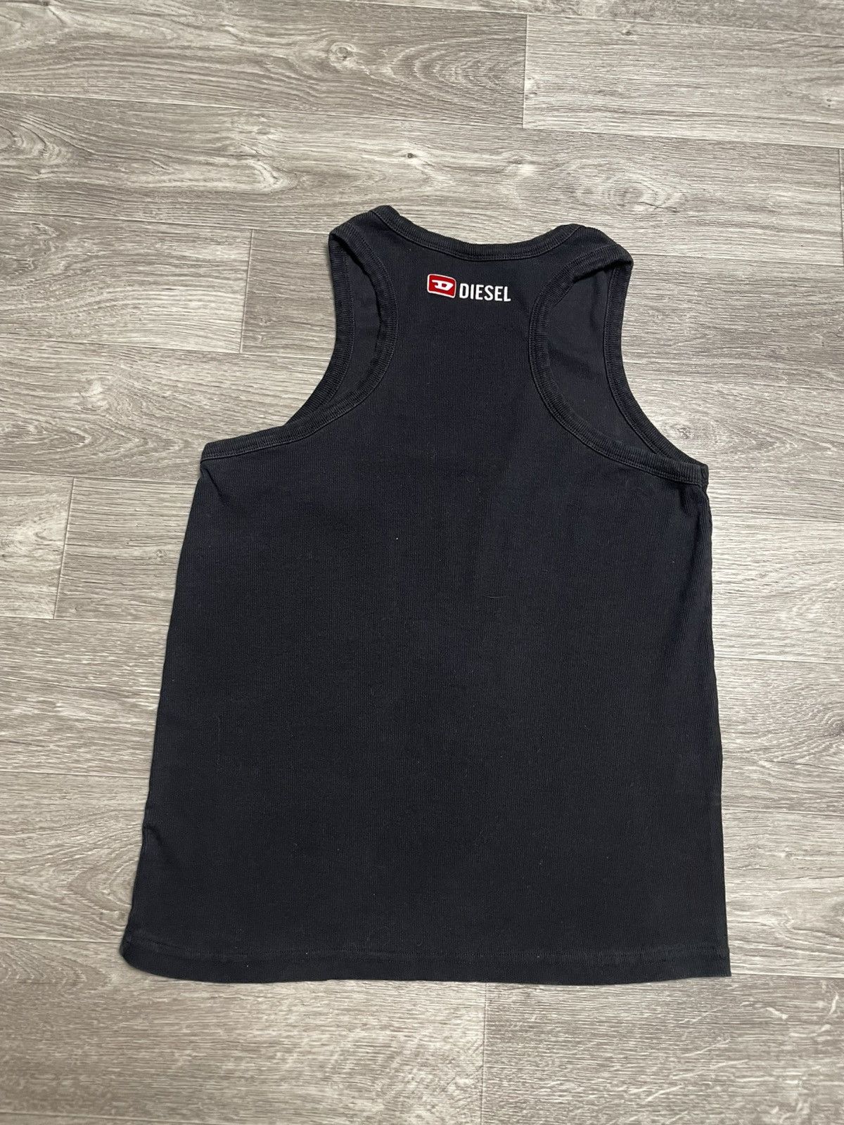 Diesel Vintage Diesel Black Sleeveless Tank Top Y2K Size US M / EU 48-50 / 2 - 1 Thumbnail