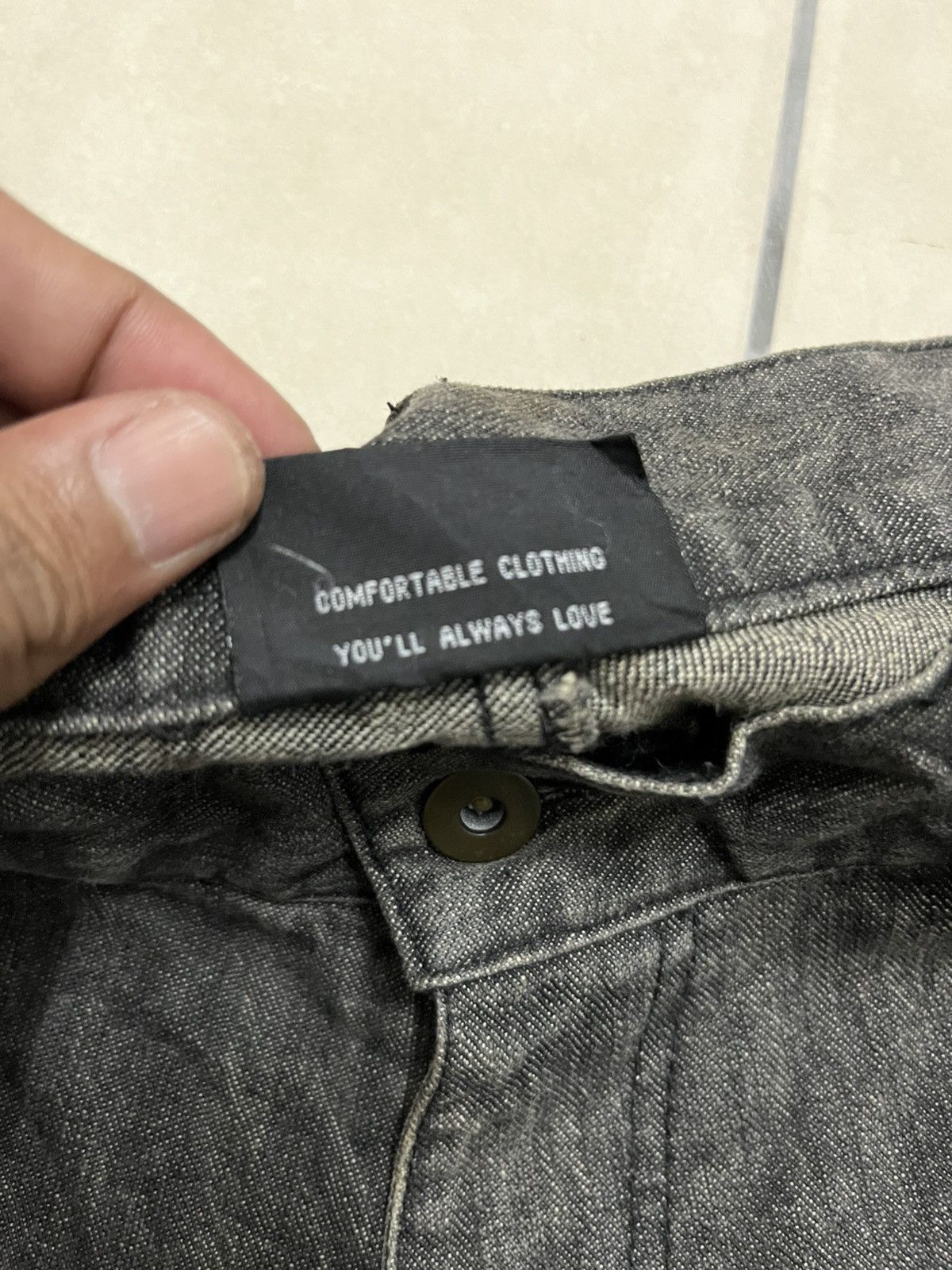 Japanese Brand Hiro Co Japan Satan Angel Distressed Denim Size US 31 - 9 Thumbnail