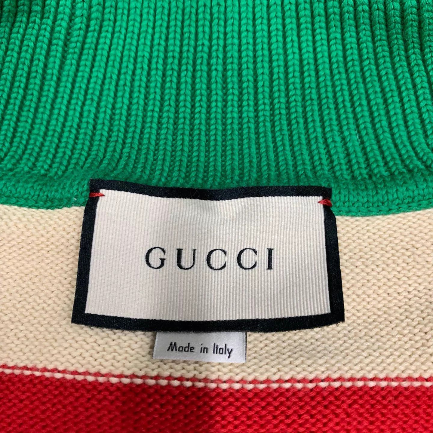 Gucci Gucci GG Embroidered Color Blocked Sweater XL 95 New Size US XL / EU 56 / 4 - 5 Thumbnail