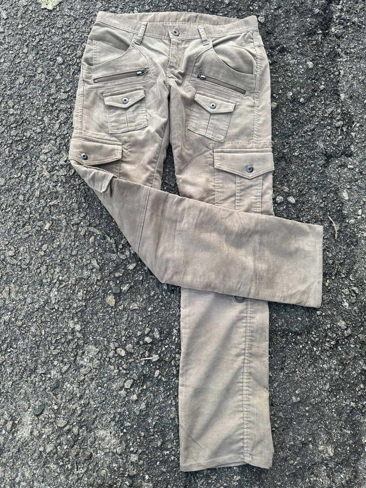 If Six Was Nine CONDUROY CARGO PANTS RATTLE TRAP SENDITIONARIES STYLE Size US 31 - 7 Thumbnail