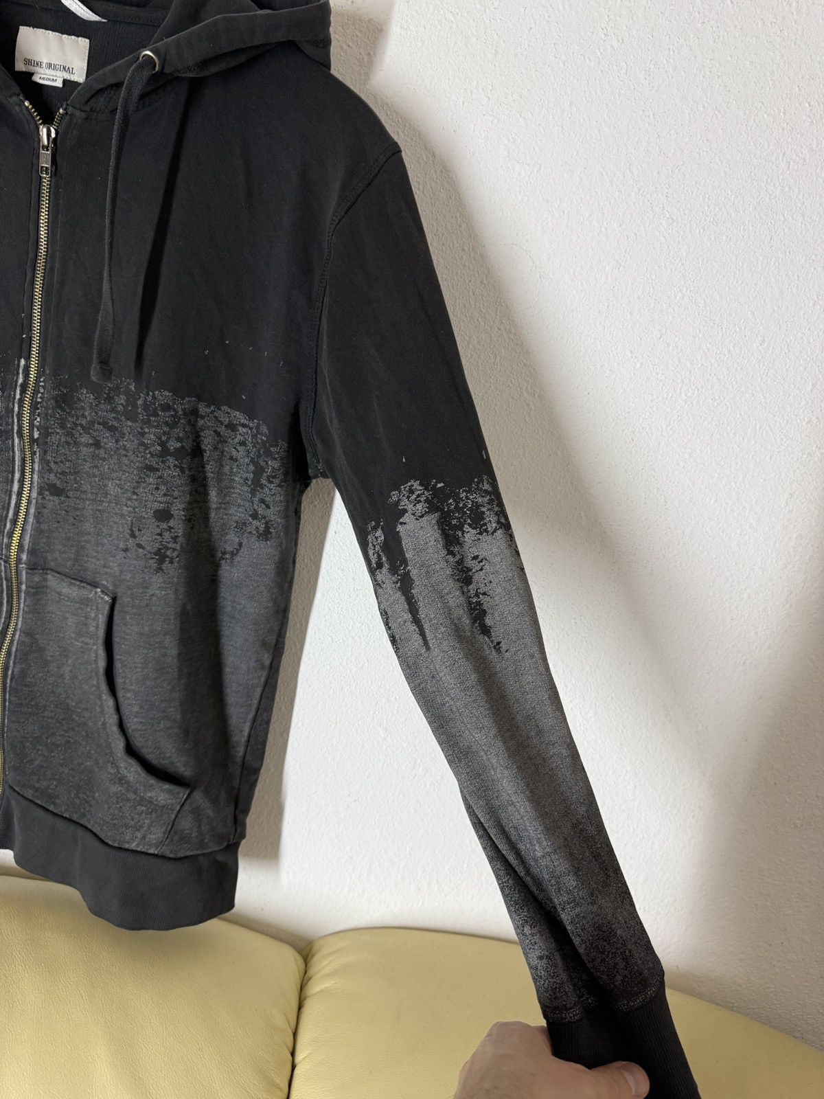 Shine Original Vintage Shine Original Avantgarde Faded Zip Hoodie Size US M / EU 48-50 / 2 - 4 Thumbnail