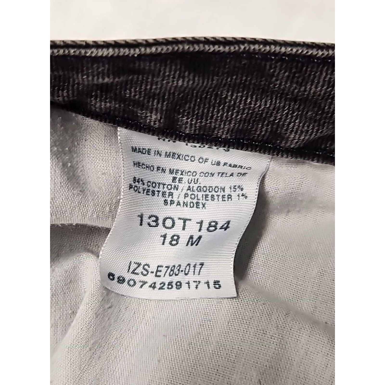 Lee Lee Riders Women’s Dark Gray Stretch Denim Jeans 18M Regular/18M Straight 28in Inseam Size 40" / US 18 - 7 Thumbnail