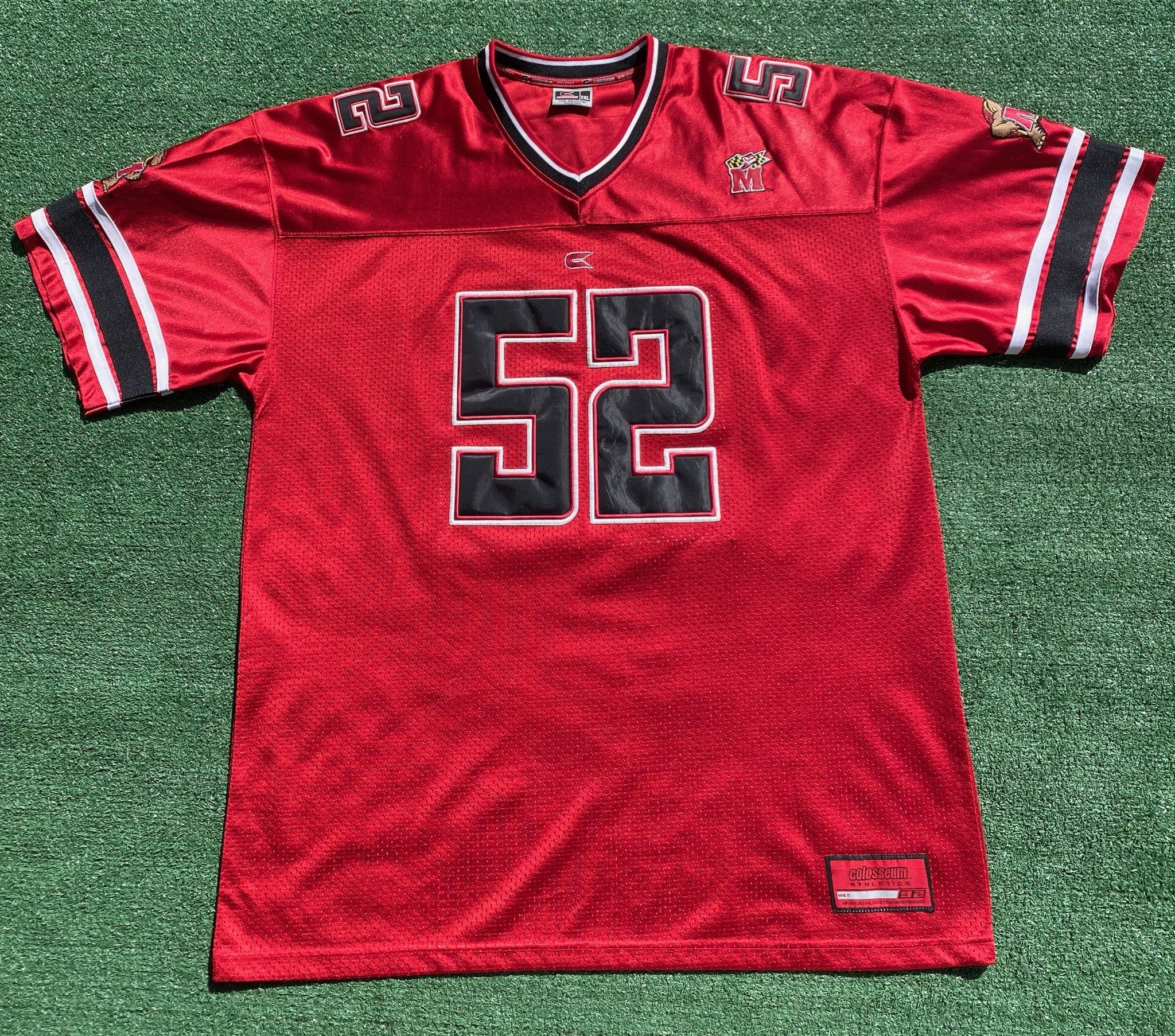 Colosseum Athletics Y2K Maryland Terrapins Stitched Football Jersey 2XL Tall Size US XXL / EU 58 / 5 - 1 Thumbnail