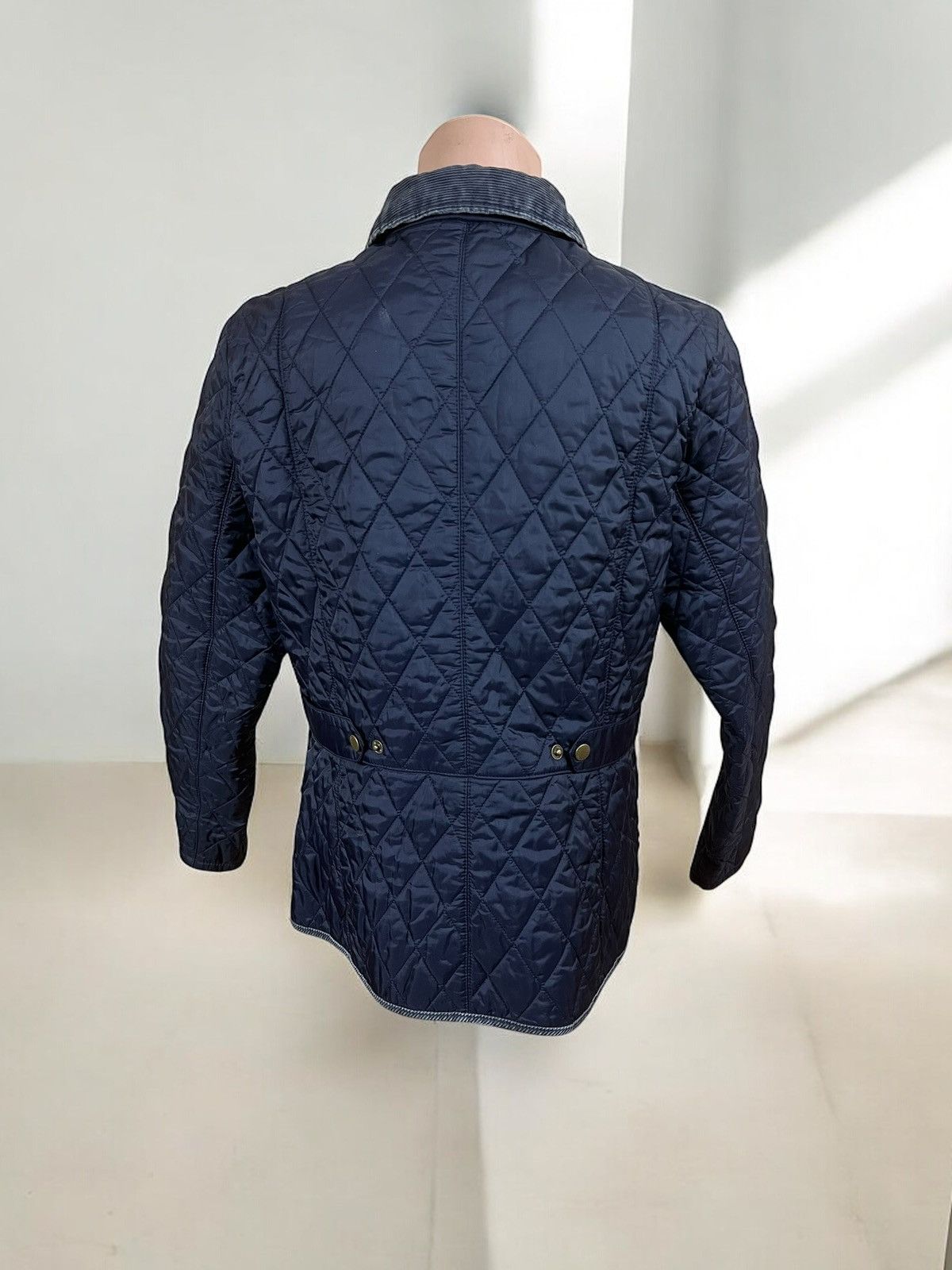 Barbour Barbour Vintage Quilt Navy Jacket size L Size L / US 10 / IT 46 - 3 Thumbnail