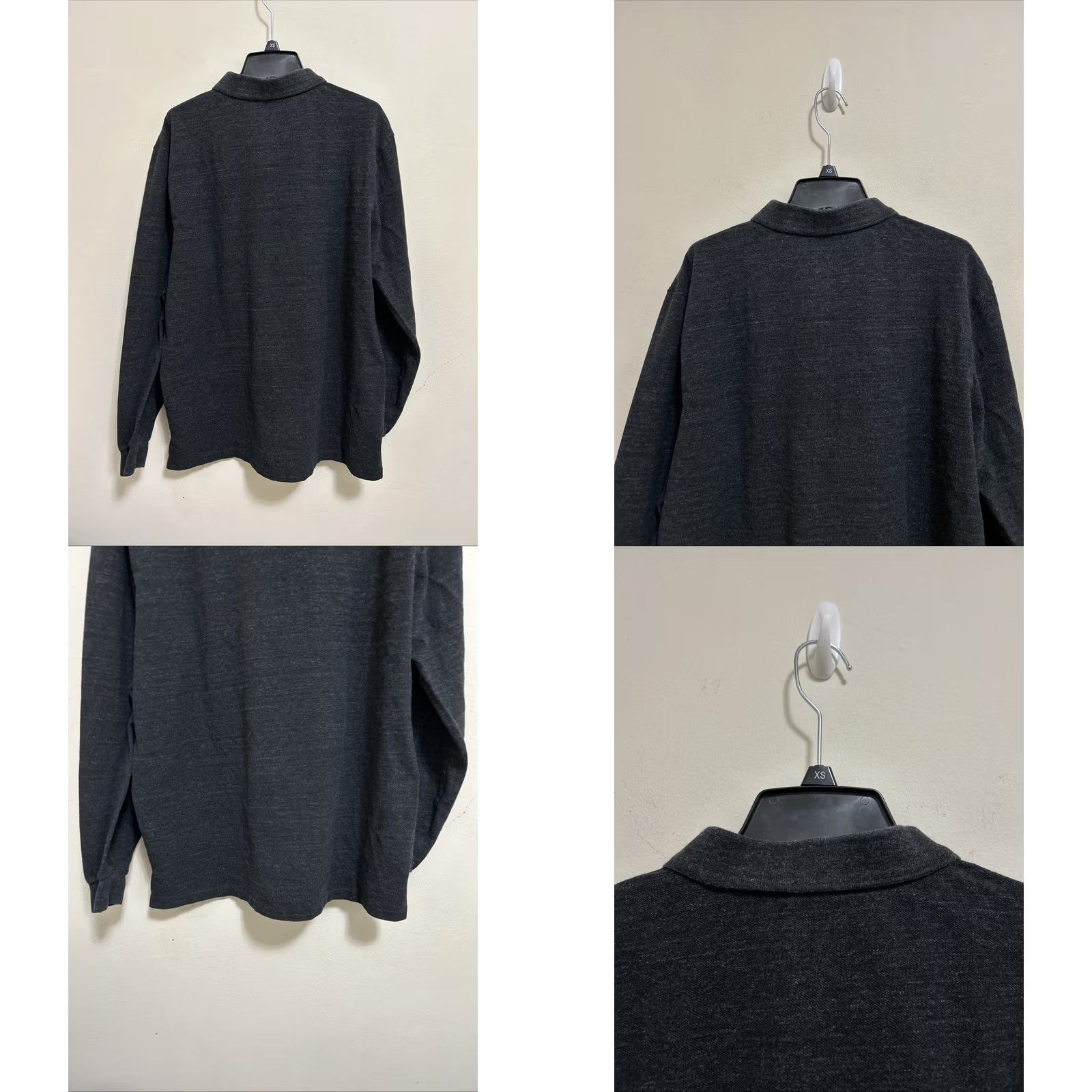 Ralph Lauren Ralph Lauren Polo Shirt Mens XL Gray Long Sleeve Polo Custom Slim Fit Pony Sport Size US XL / EU 56 / 4 - 8 Thumbnail
