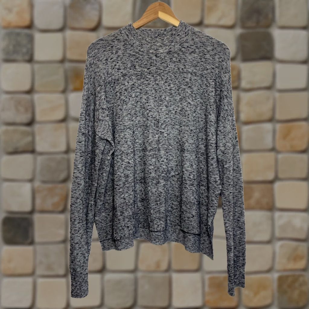 Vintage Wilfred Women’s Knit Sweater Heather Gray XS/ML? (Original lacks size clarity) Size M / US 6-8 / IT 42-44 - 1 Thumbnail