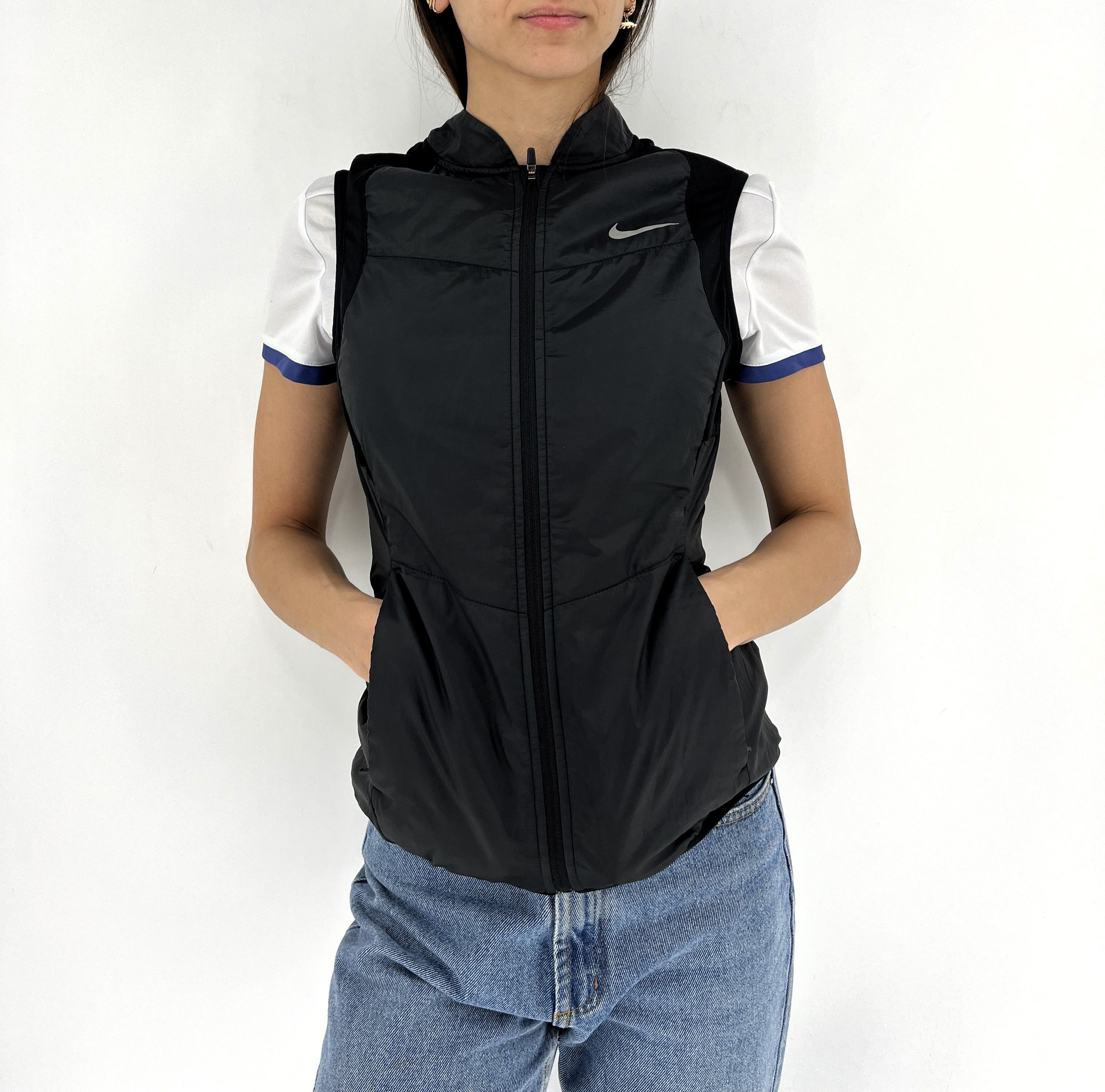 Nike × Vintage Nike Vintage Y2K Running Outdoor Light Swoosh Vest Size XS / US 0-2 / IT 36-38 - 4 Thumbnail