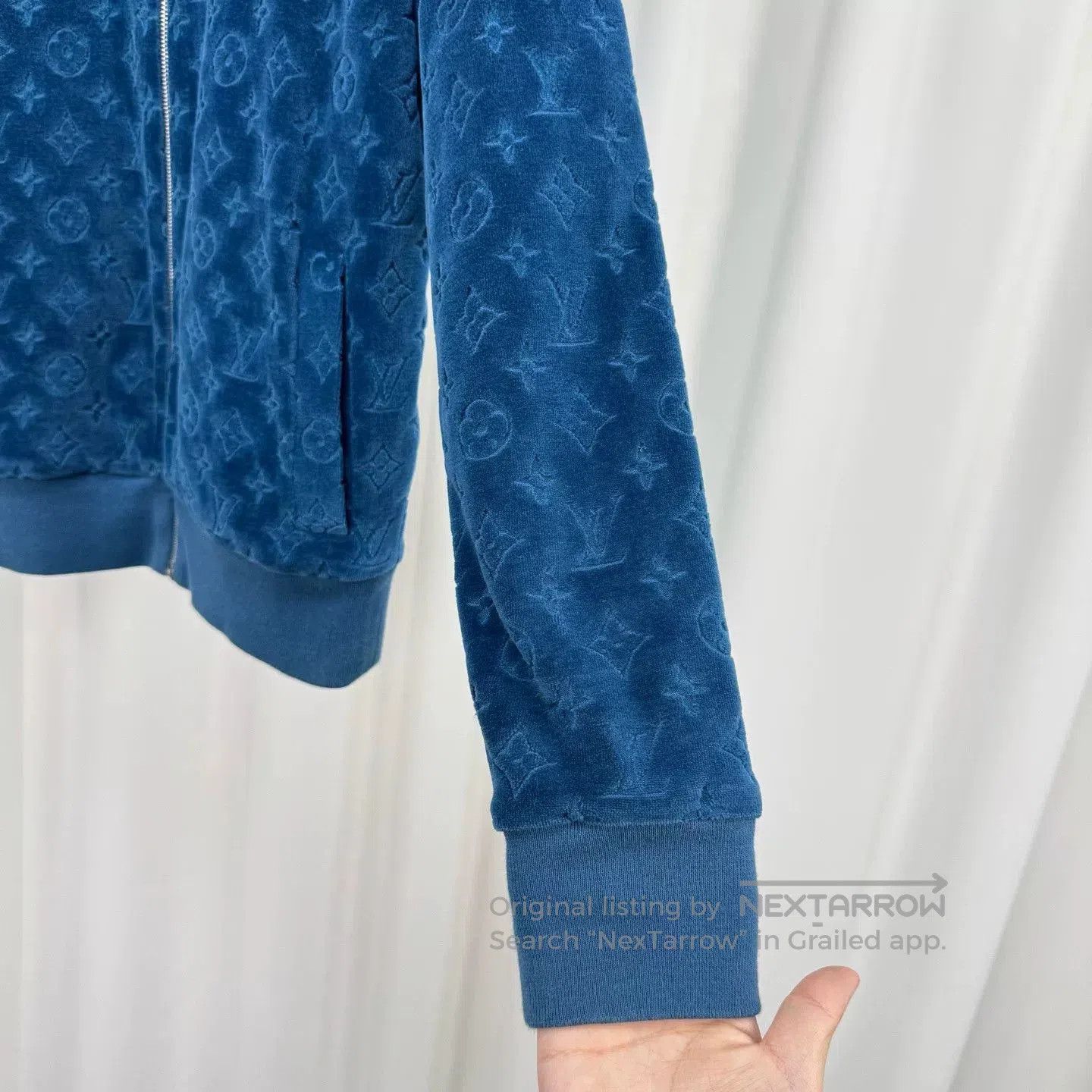 Louis Vuitton louis vuitton blue velvet zip jacket. Size US S / EU 44-46 / 1 - 4 Thumbnail