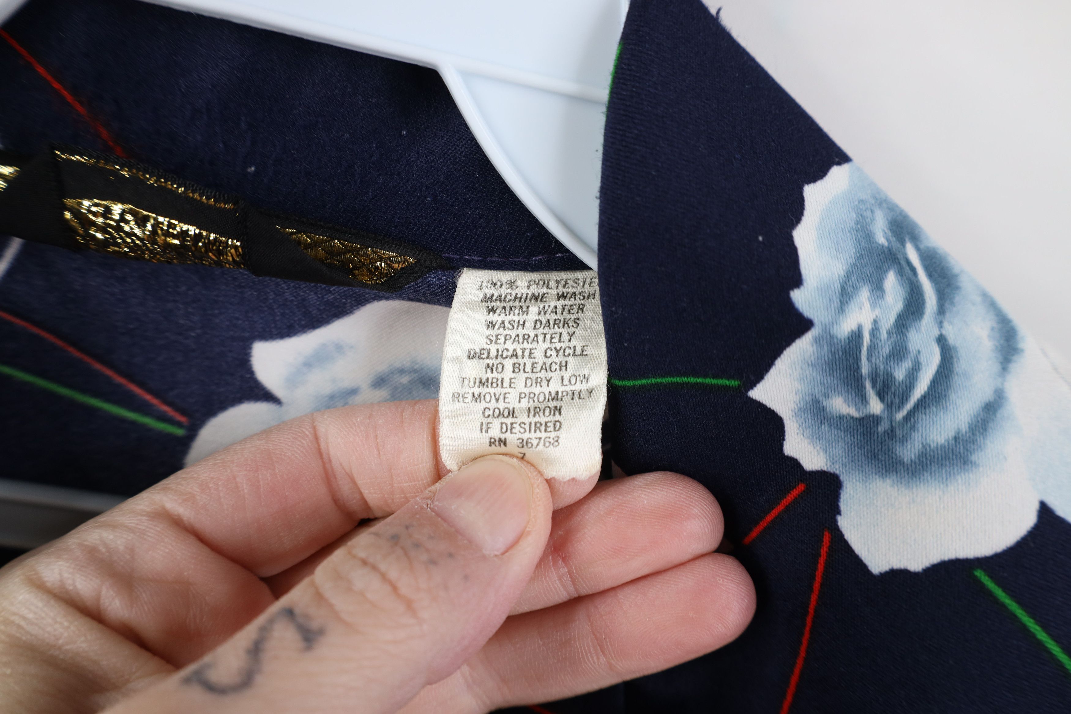 Vintage Vintage 50s 60s Cat Eye Button Collar Knit Button Shirt USA Size US L / EU 52-54 / 3 - 9 Thumbnail