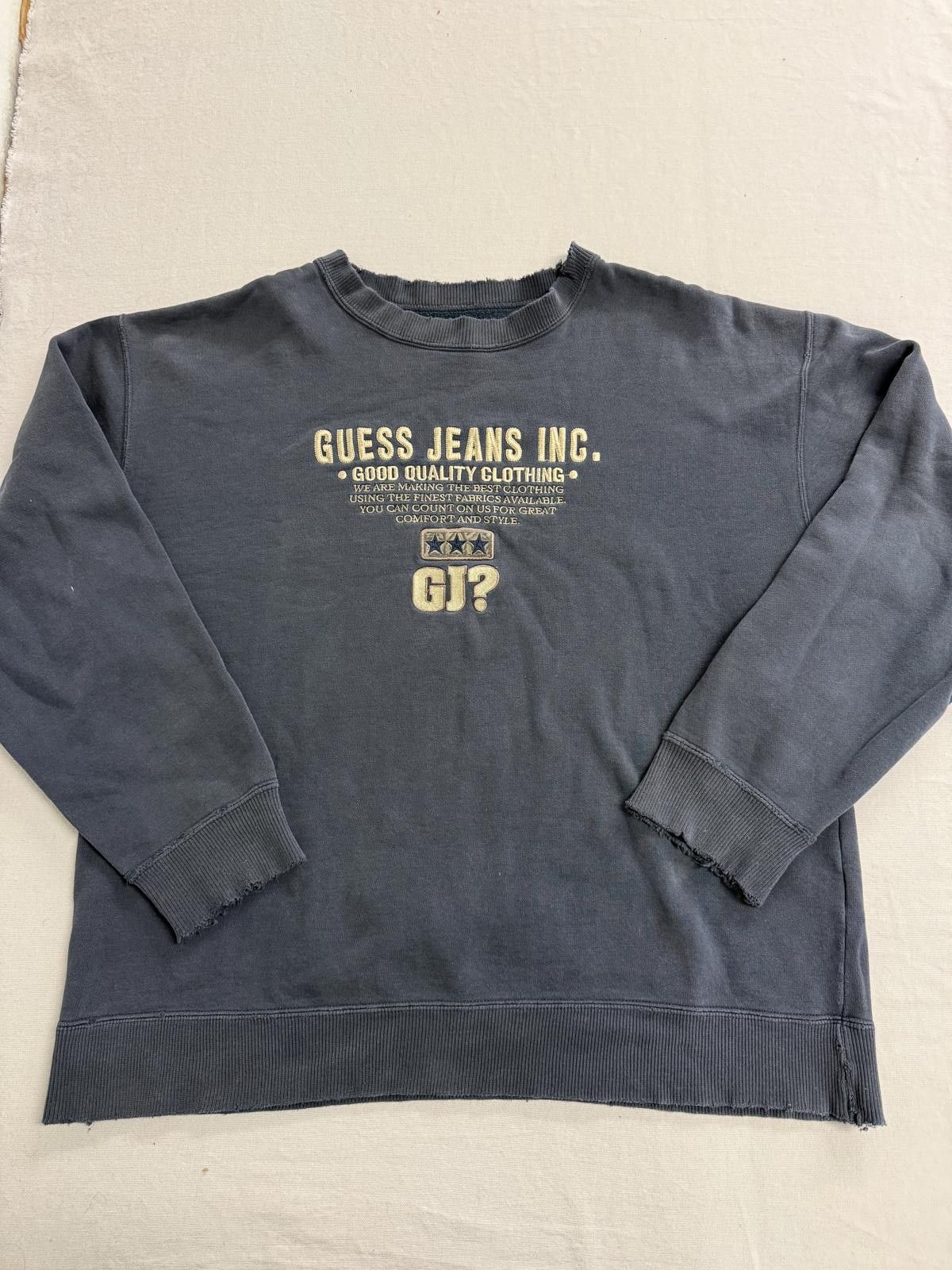 Guess Vintage 90s Guess Jeans Inc Crewneck Sweatshirt Promo XL Size US XL / EU 56 / 4 - 1 Thumbnail