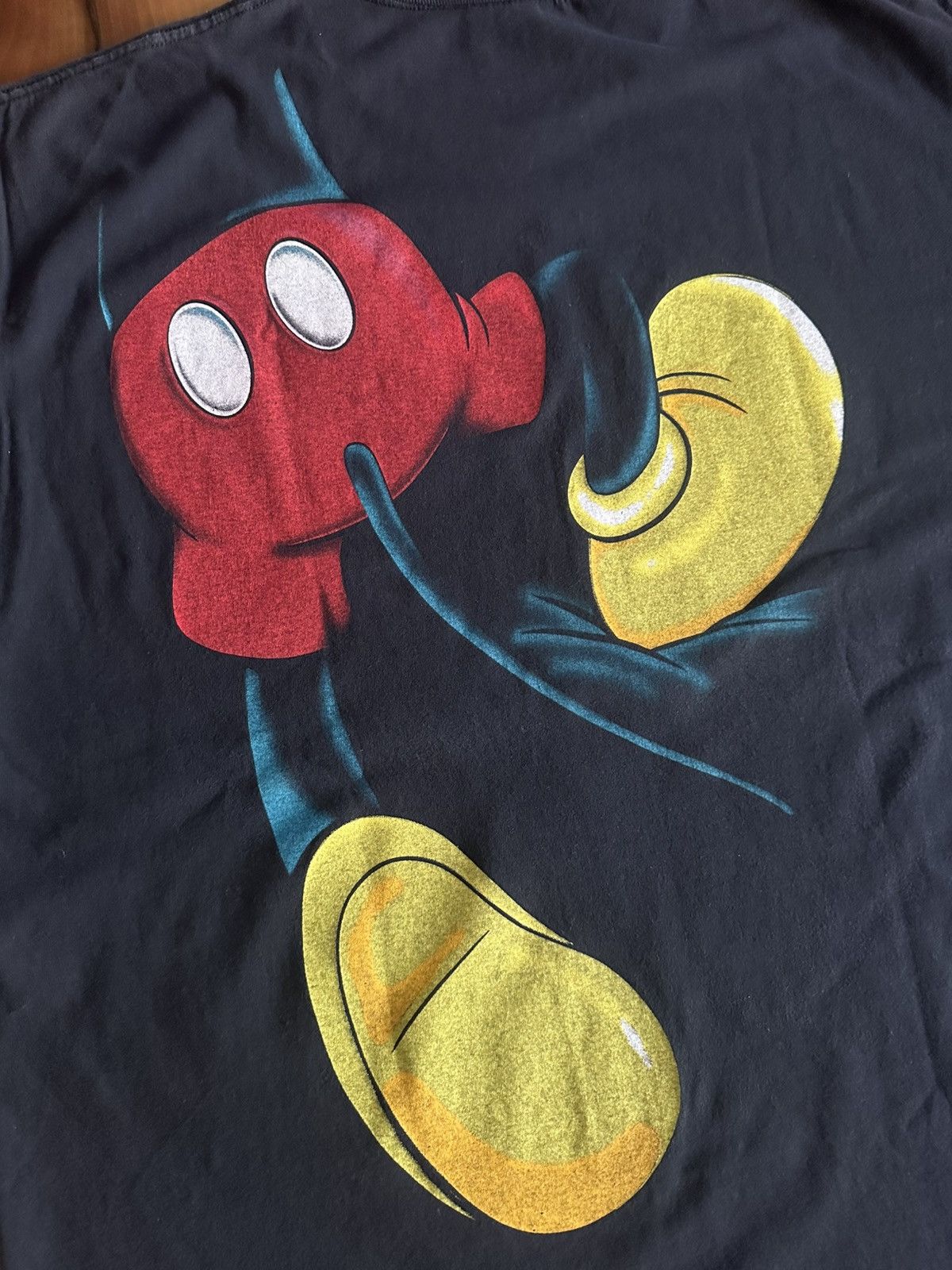 Disney Vintage Disney Designs 90s Black Double Sided Big Mickey Size US XXL / EU 58 / 5 - 6 Thumbnail