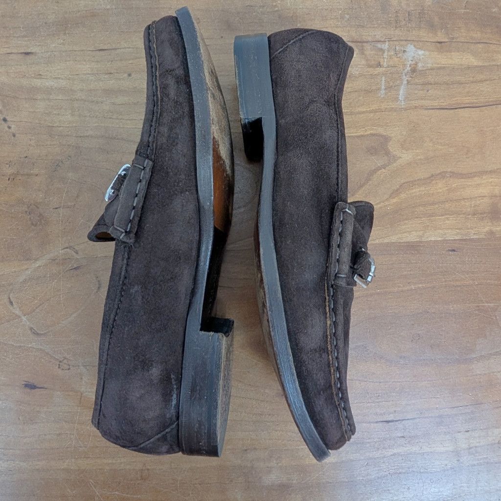 Ralph Lauren × Ralph Lauren Purple Label Ralph Lauren Collection Italian Made ladies' Suede Loafers 8 Size US 8 / IT 38 - 5 Thumbnail