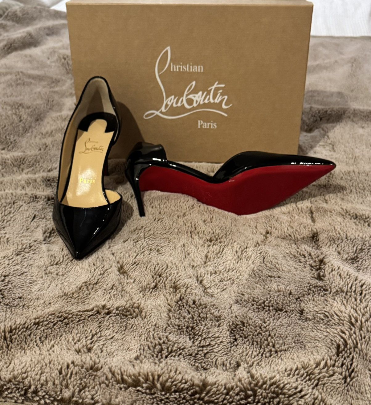 Christian Louboutin Christian Louboutin Iriza 85mm Patent Leather Pumps Size US 9 / IT 39 - 7 Thumbnail