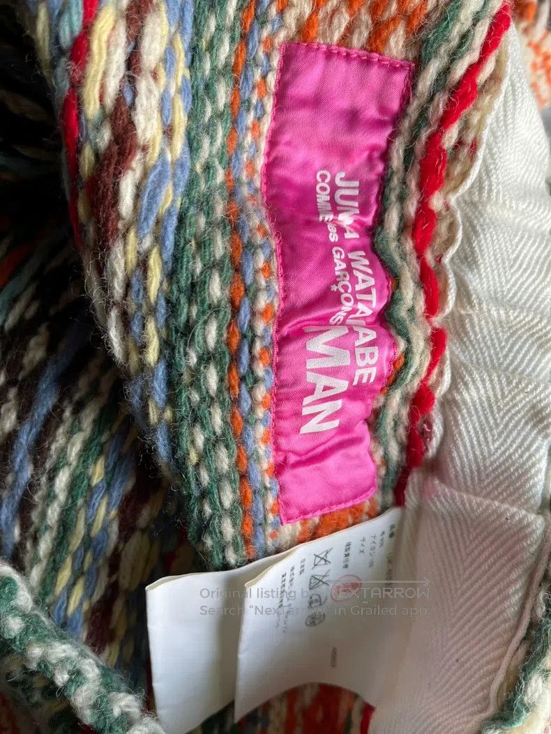 Junya Watanabe Junya Watanabe one-size-fits-all Wool Knit Crochet Fair Isl Size 23" - 7 Thumbnail