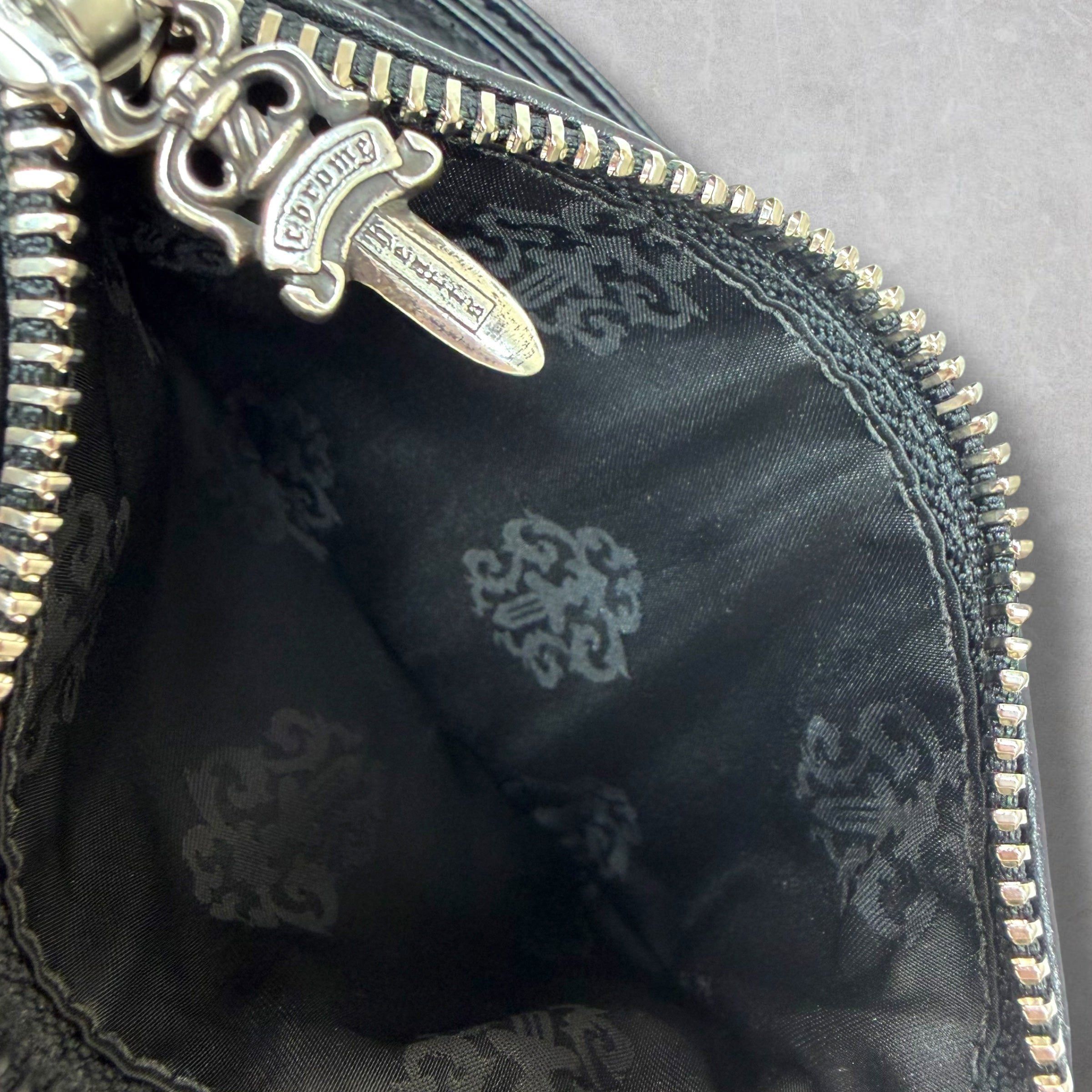 Chrome Hearts Chrome Hearts Cross Patch Loop Zip Wallet Size ONE SIZE - 3 Thumbnail