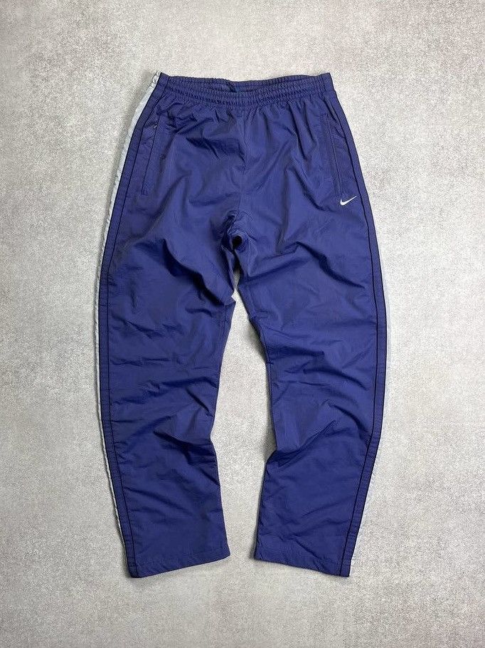 Nike × Vintage VINTAGE NIKE SWOOSH BAGGY CRAZY RETRO TRACKPANTS Y2K M Size US M / EU 48-50 / 2 - 7 Thumbnail