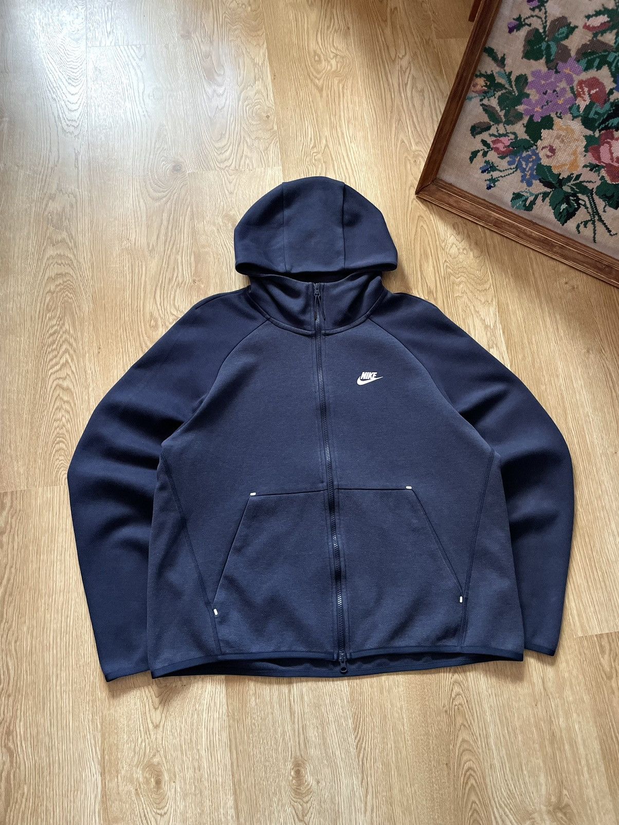 Nike Nike Tech Fleece Drill Zip Up Hoodie Sweatshirt Size US XL / EU 56 / 4 - 1 Thumbnail