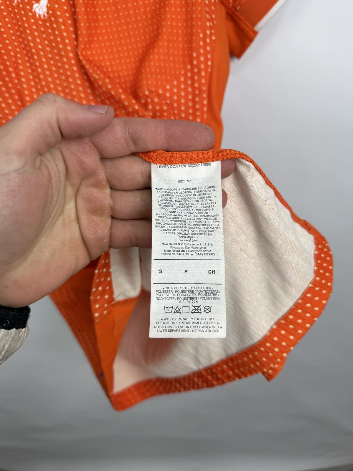 Nike 🇳🇱 2025 Nike KNVB Netherlands Soccer Home Jersey Holland Y2K Size US S / EU 44-46 / 1 - 11 Thumbnail