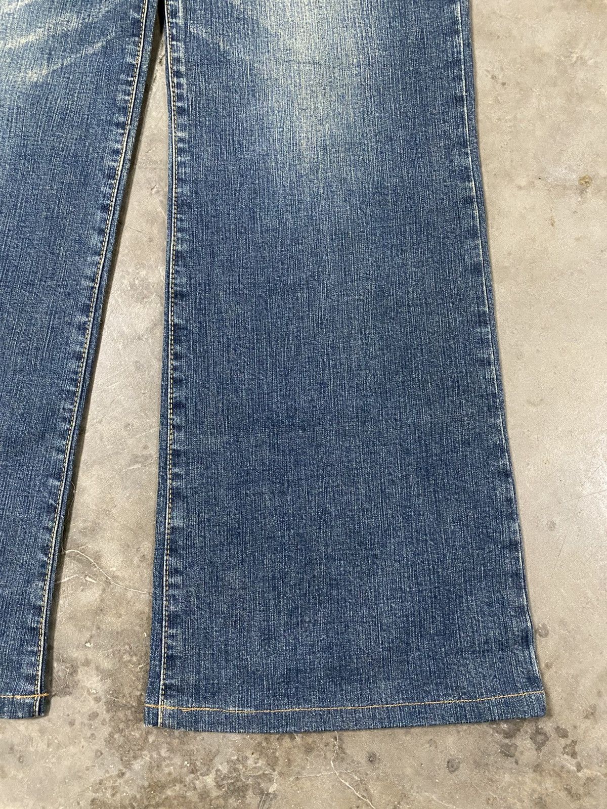 Hysteric Glamour × Japanese Brand × Tornado Mart Flare Jeans Japan Beating Heart Flared Jeans @253 Size US 29 - 4 Thumbnail