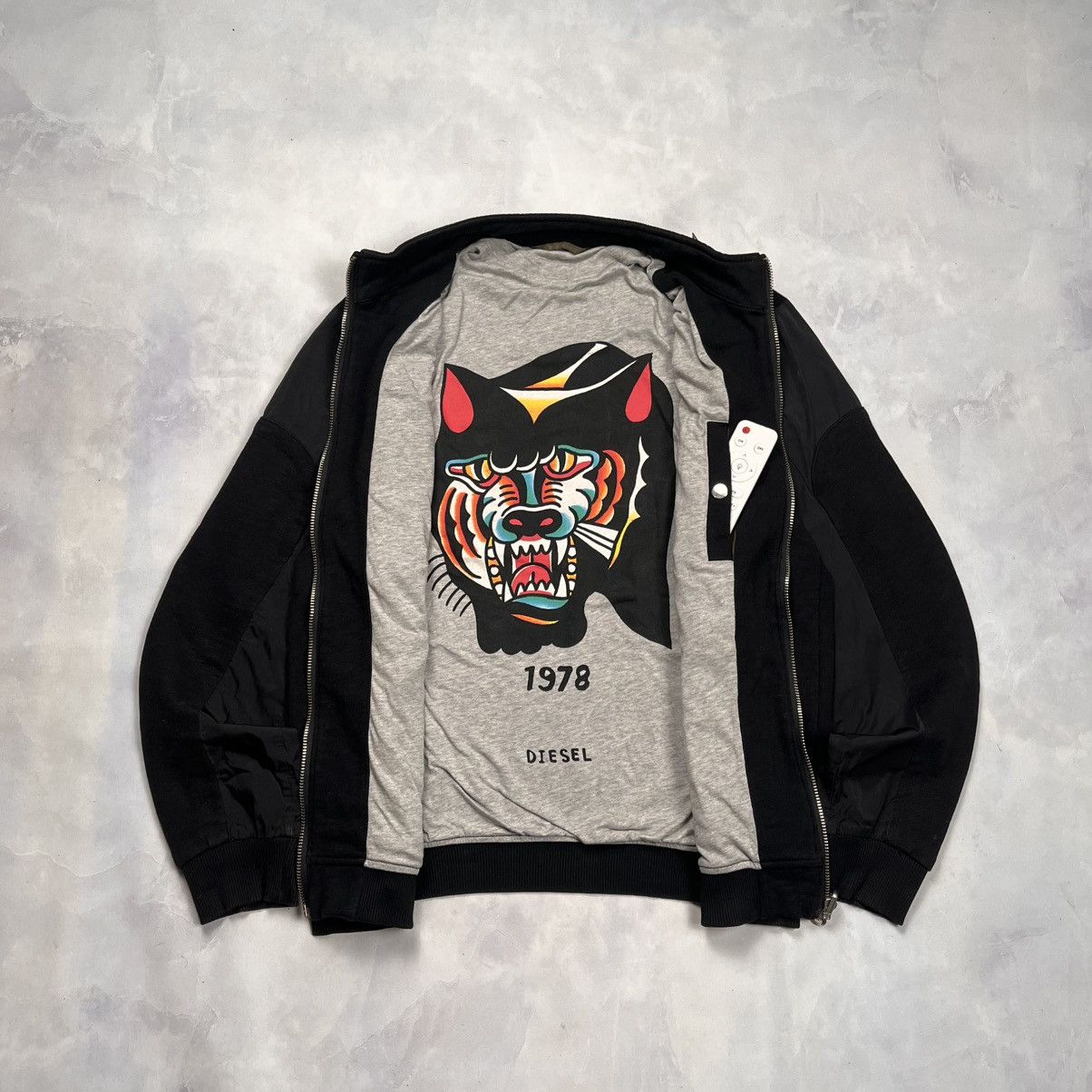 Diesel Diesel Reversible Bomber Jacket Size US M / EU 48-50 / 2 - 11 Thumbnail