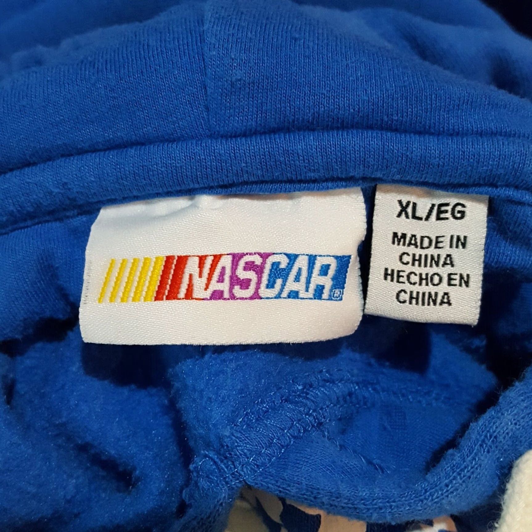 NASCAR VINTAGE NASCAR Dale Earnhardt Jr Hoodie Shirt XL Blue Racing Pullover Sweatshirt Mens 90s Graphic Print Hooded Size US XL / EU 56 / 4 - 5 Thumbnail